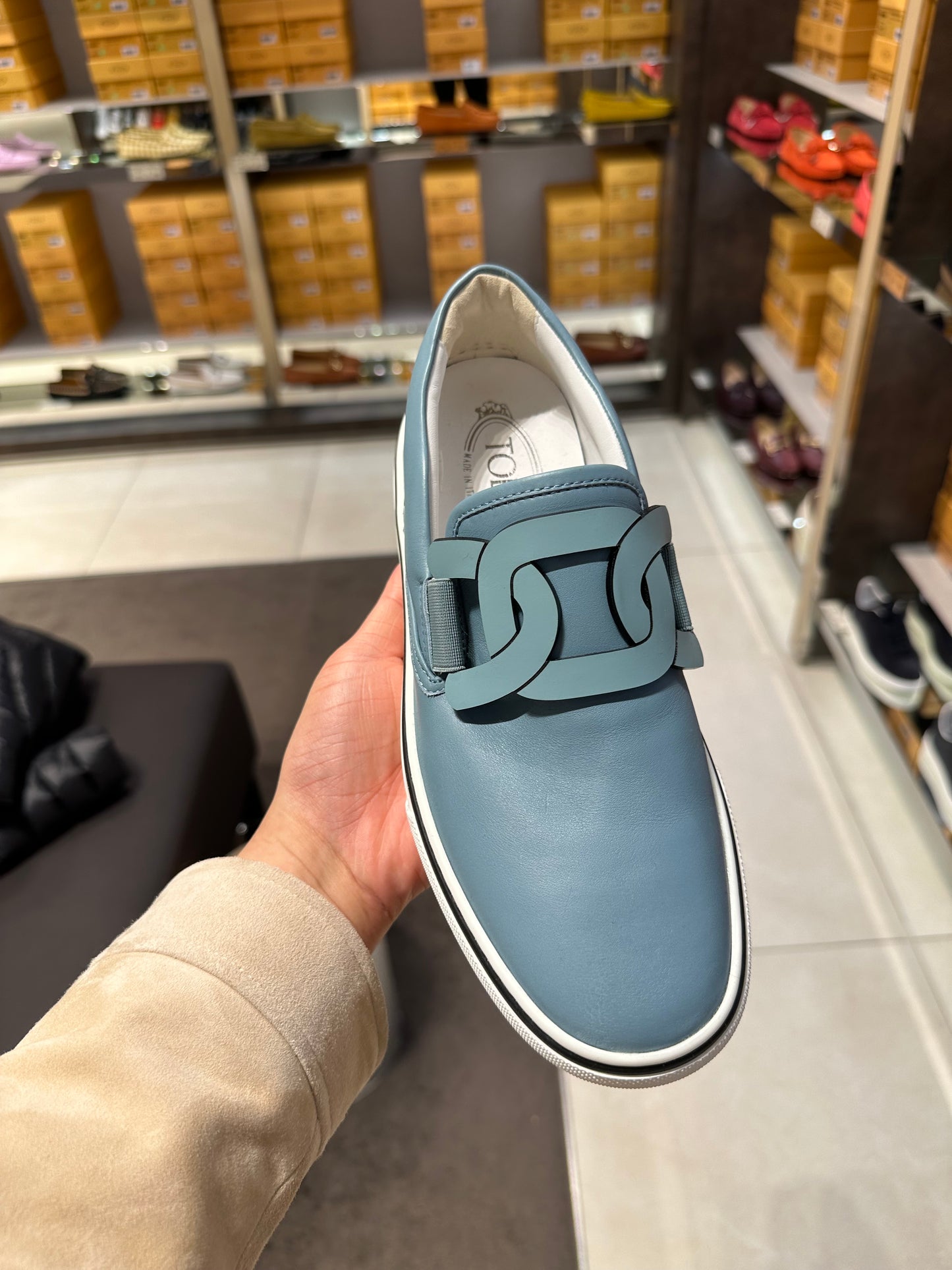 Tods 經典真皮平底鞋