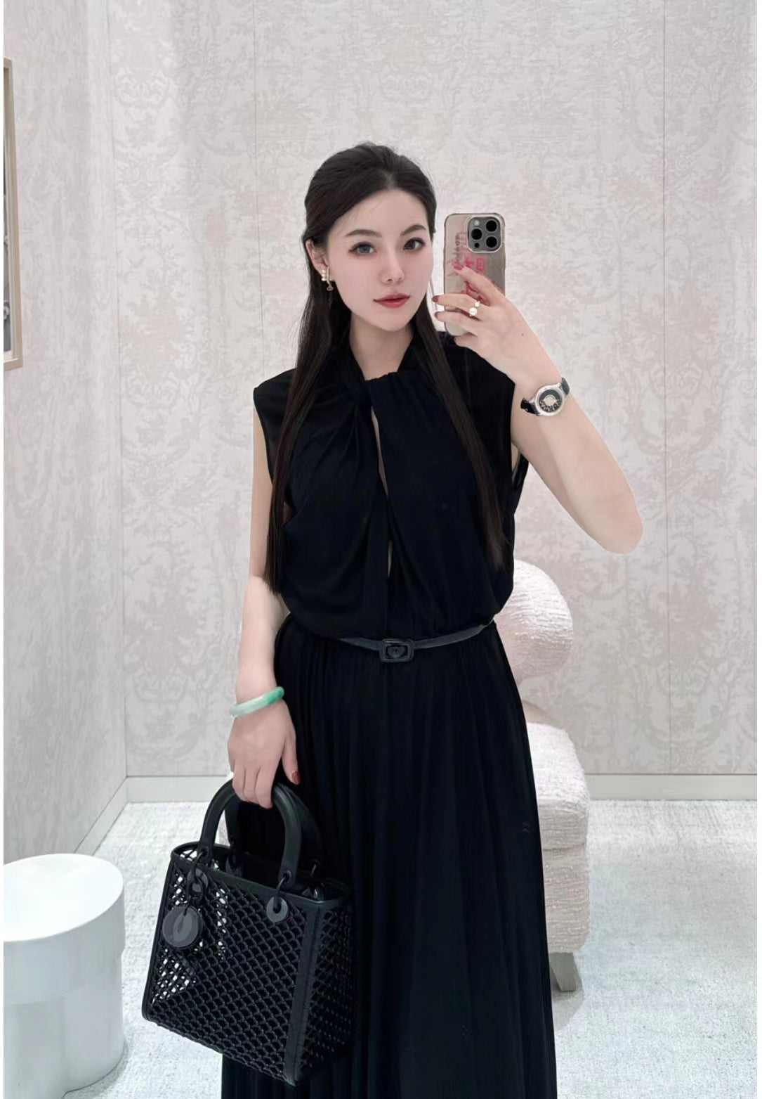 Dior 連身喇叭長裙