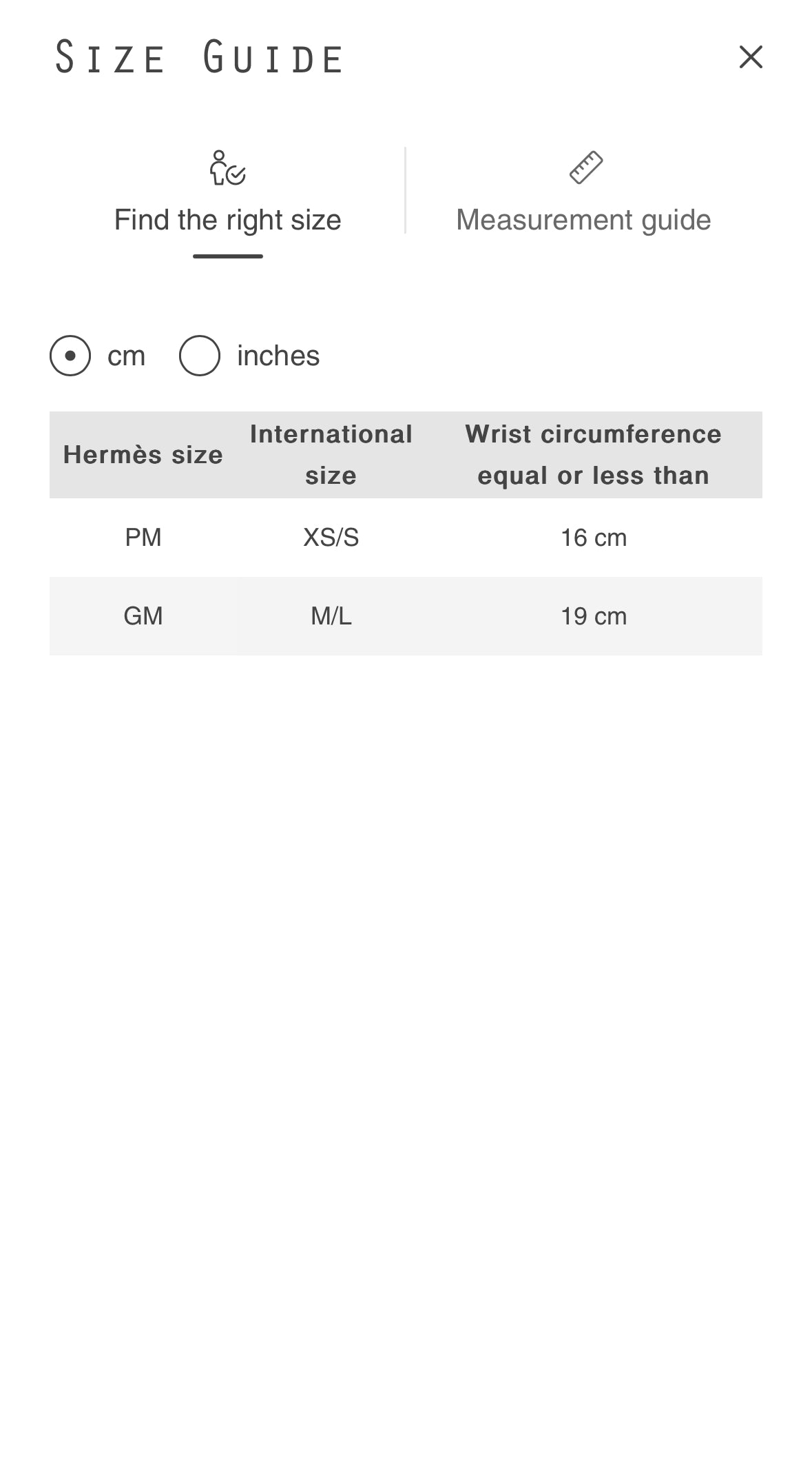 Hermes Mini Clic Kelly bracelet Marron Glacé