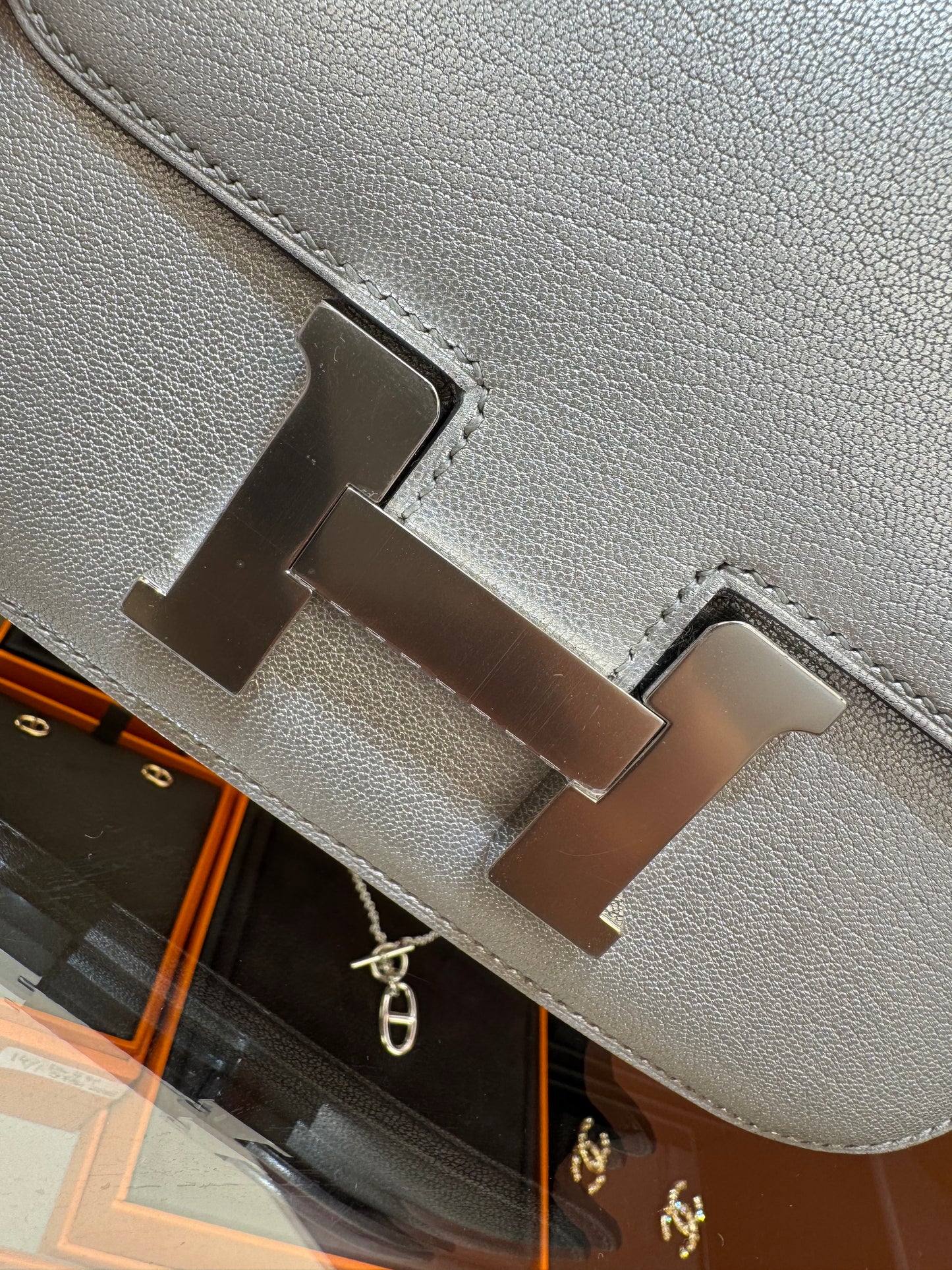 Hermes Mini Constance 鎏銀