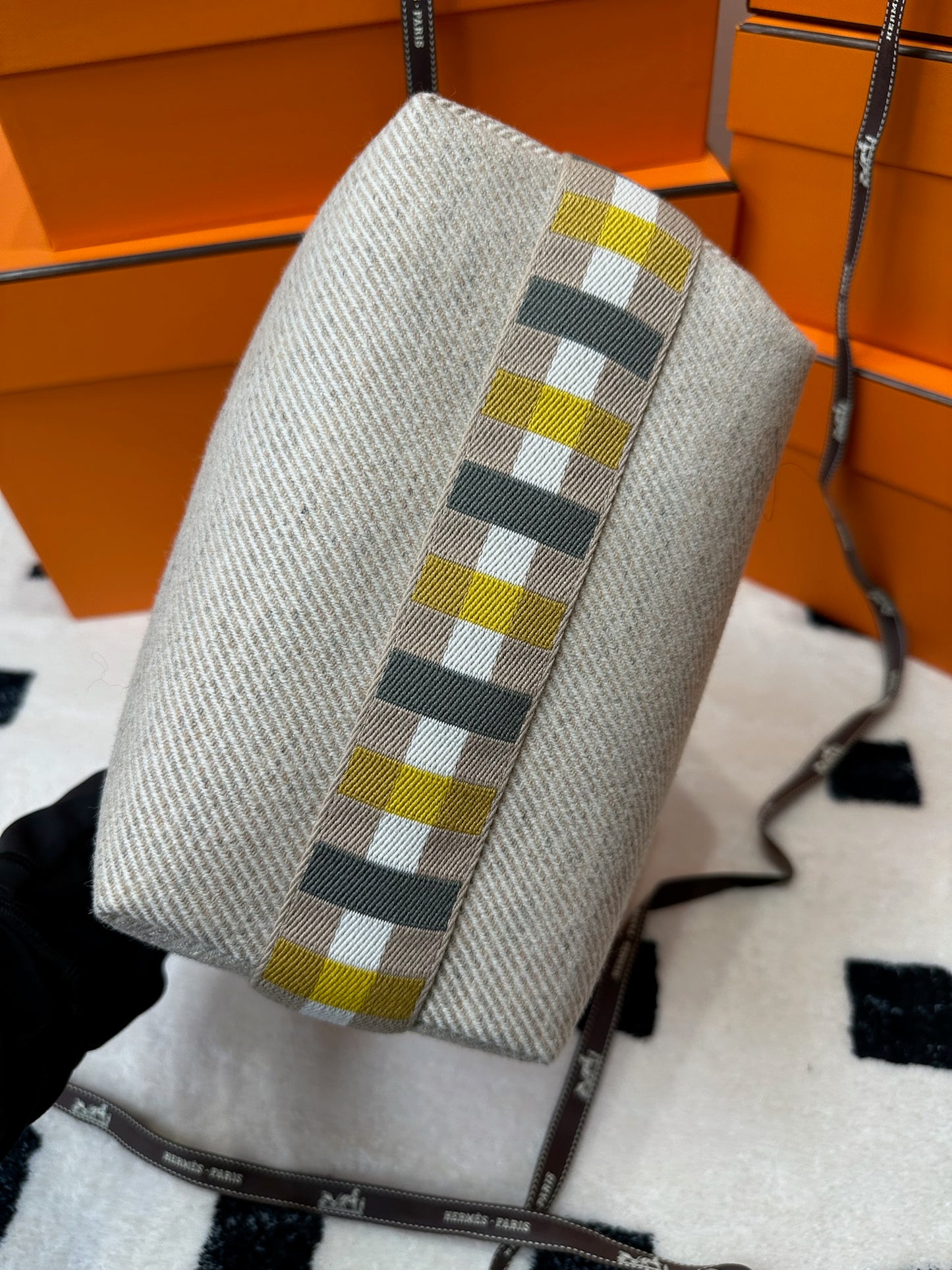 Hermes 飯盒包 beige PM