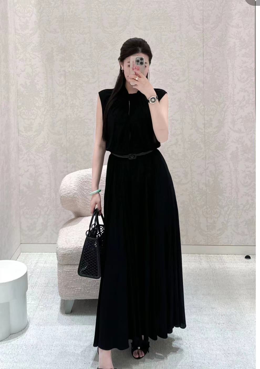 Dior 連身喇叭長裙