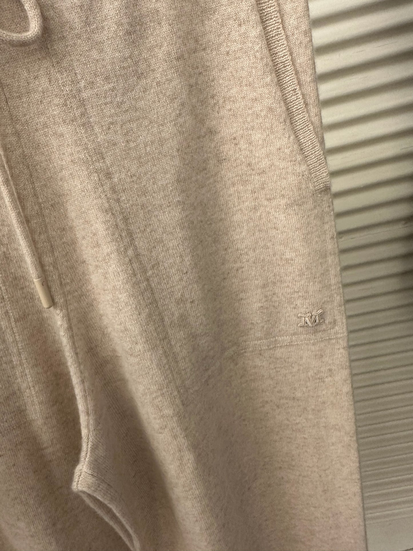 Maxmara 羊絨褲 beige