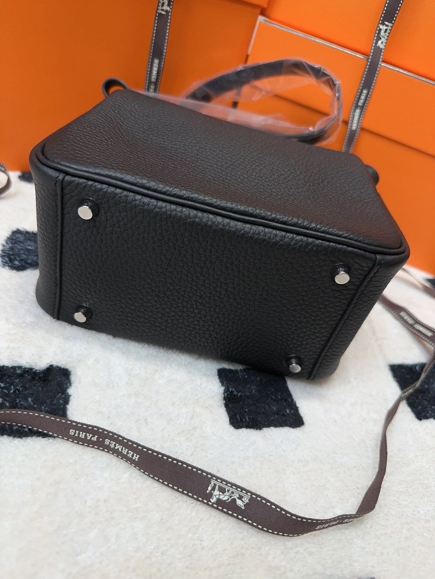 Mini Lindy 2代 黑色銀扣