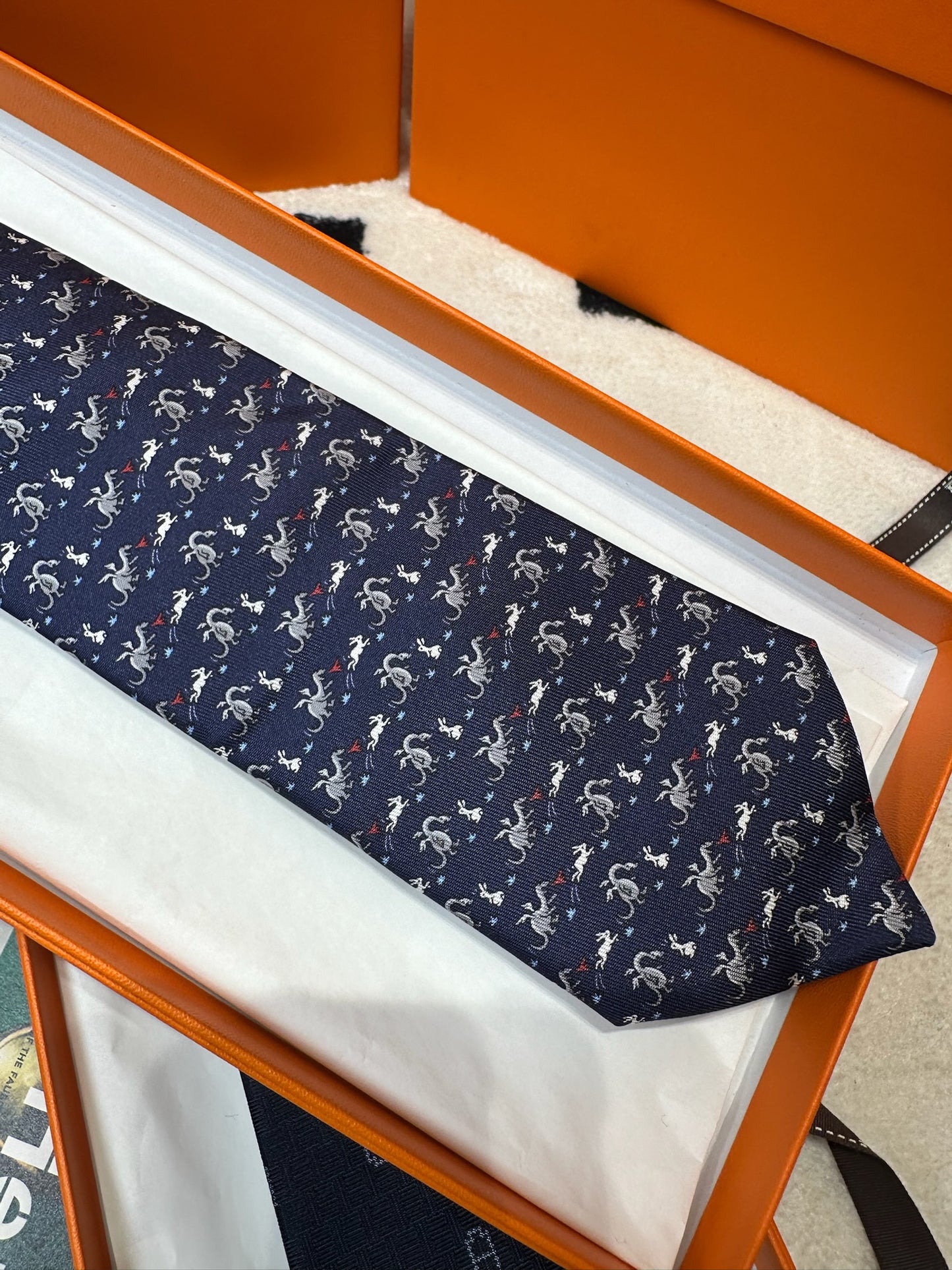 Hermes Tie 100% silk