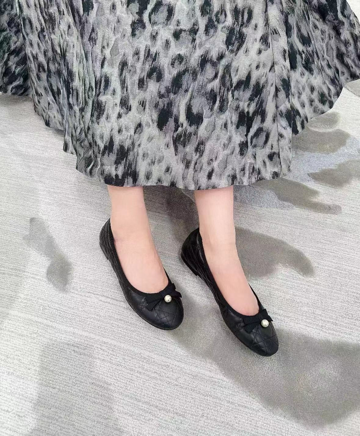 Dior Ballet Flat BLACK