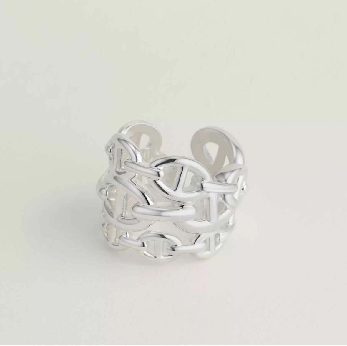 Hermes Chaine d'ancre Enchainee ring, large model