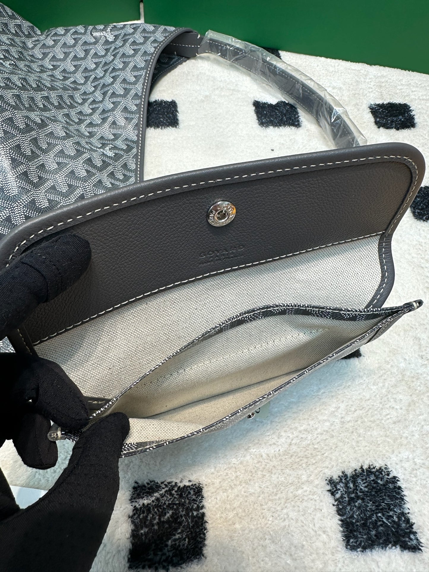 Goyard Bohème Hobo Bag Grey