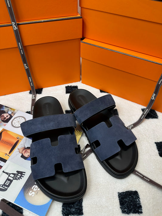Hermes Chypre sandal Navy