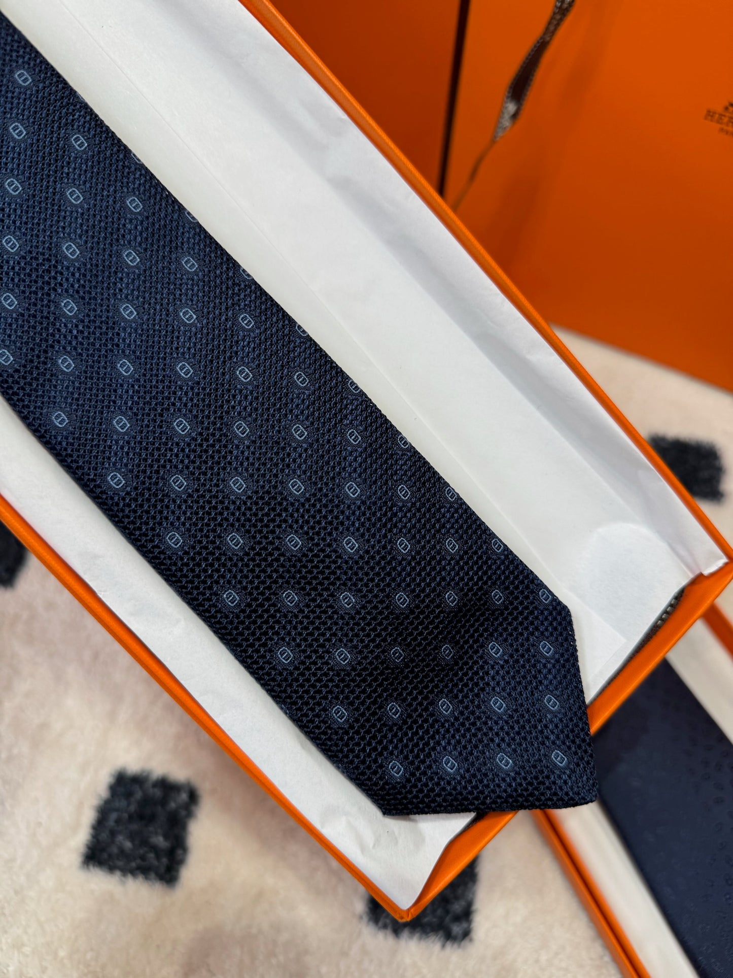Hermes Tie 100% silk
