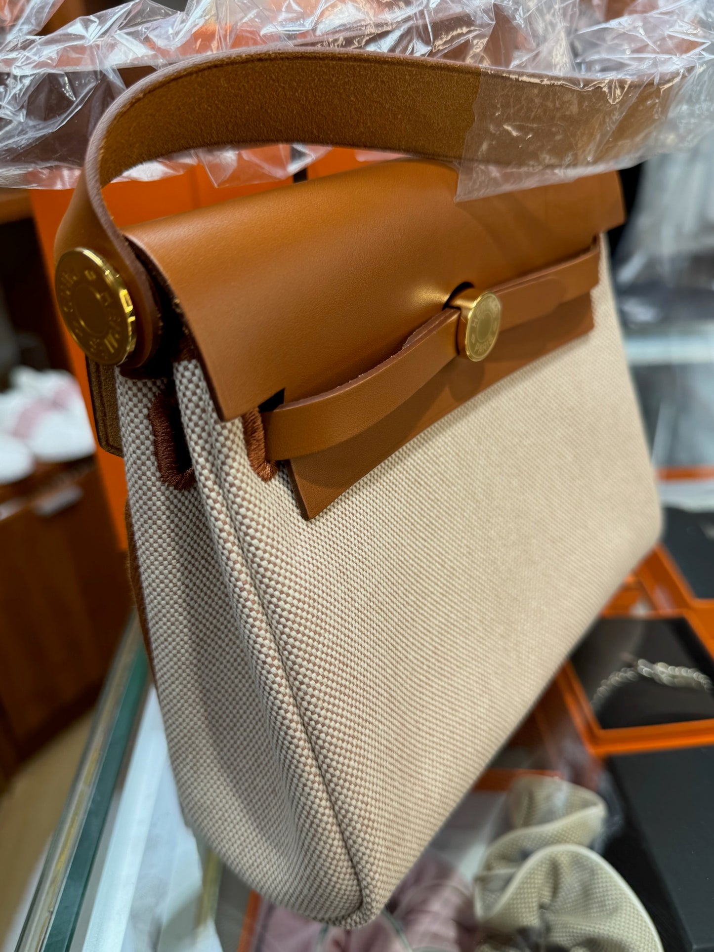 Hermes Mini Herbag Gold GHW 金色金扣