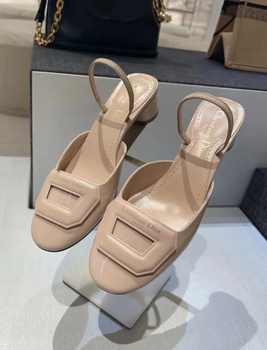 Dior 裸色涼鞋 5cm 迪麗熱巴同款