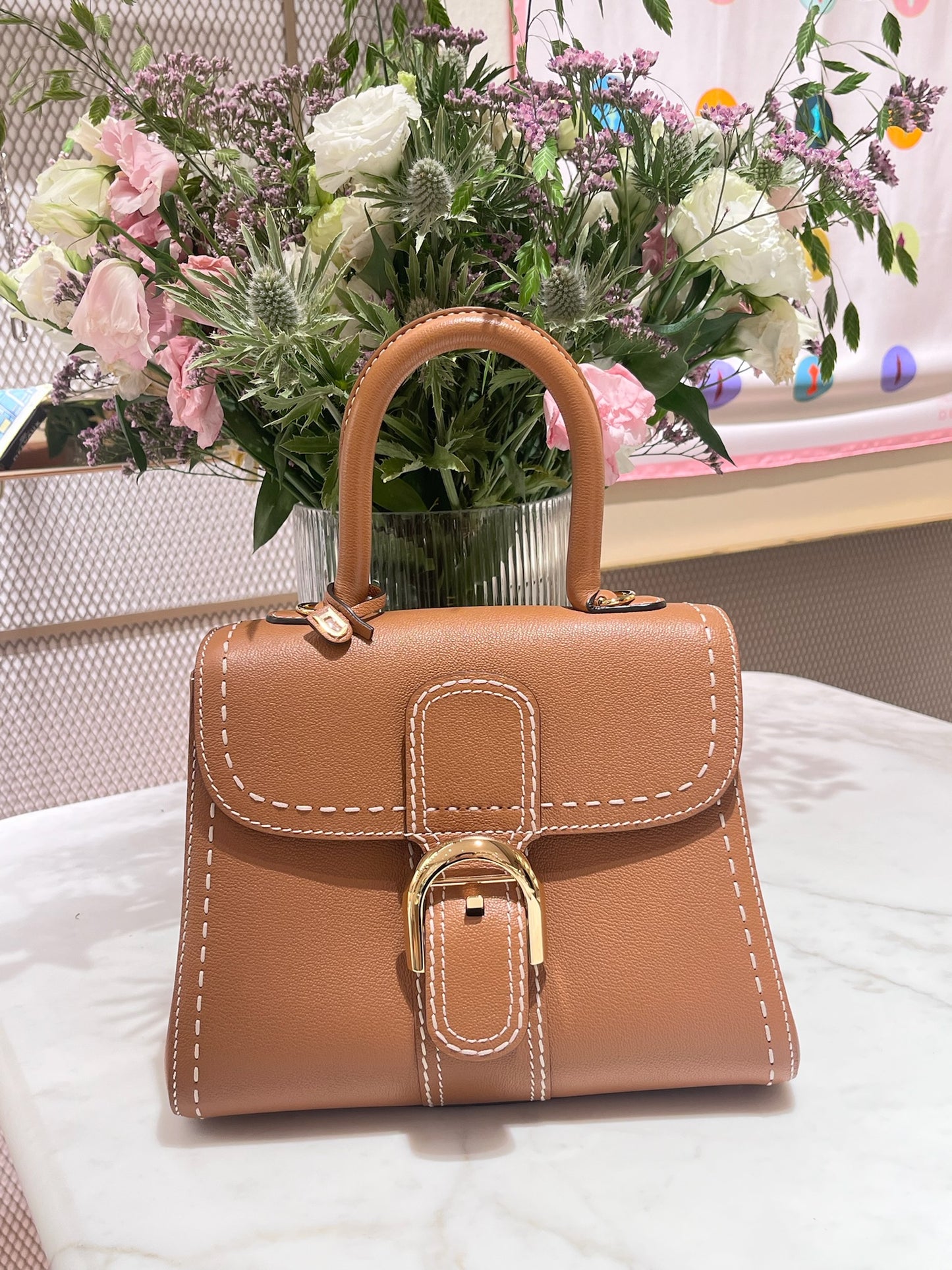 Delvaux Brillant PM Surpique Rodeo Calf