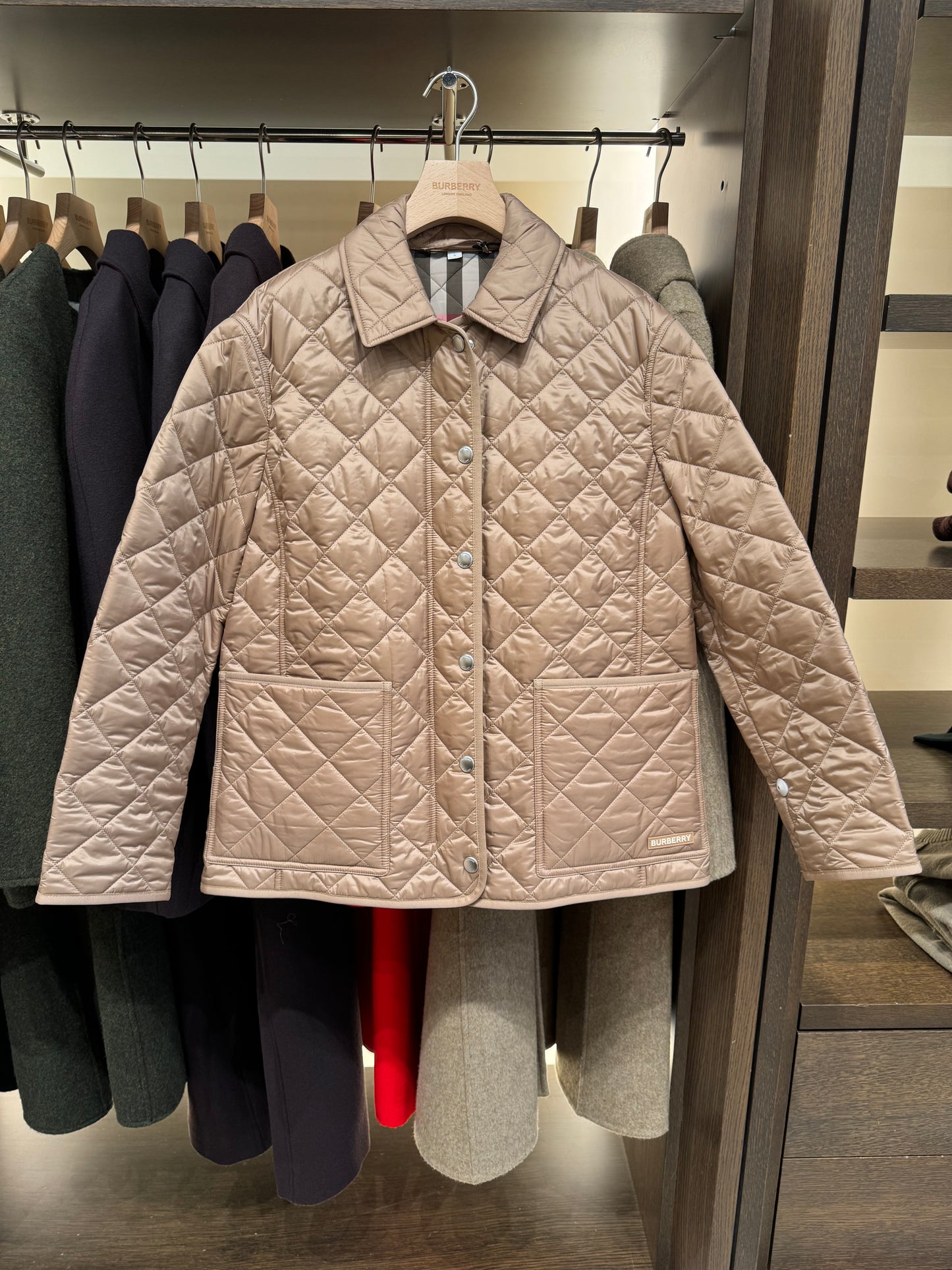 Burberry 棉服 camel