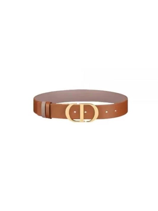Dior Reversible Belt Latte/Hazelnut