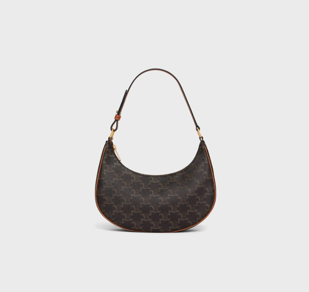 AVA BAG IN TRIOMPHE CANVAS AND CALFSKIN