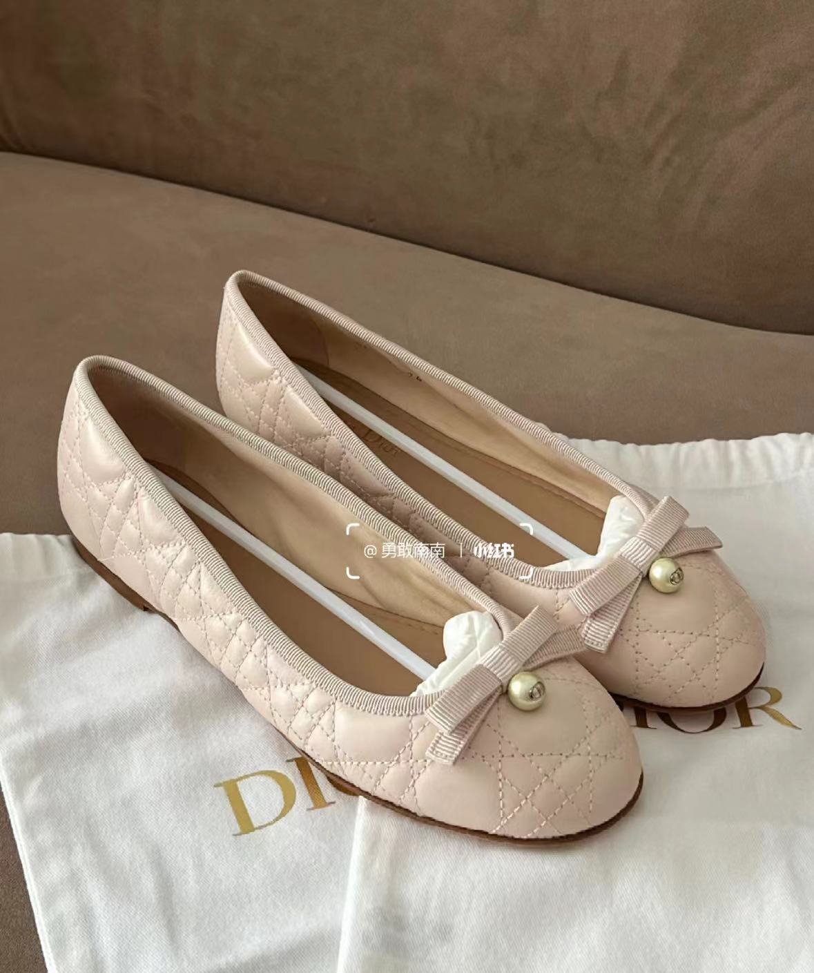 Dior Ballet Flat Rose Quartz