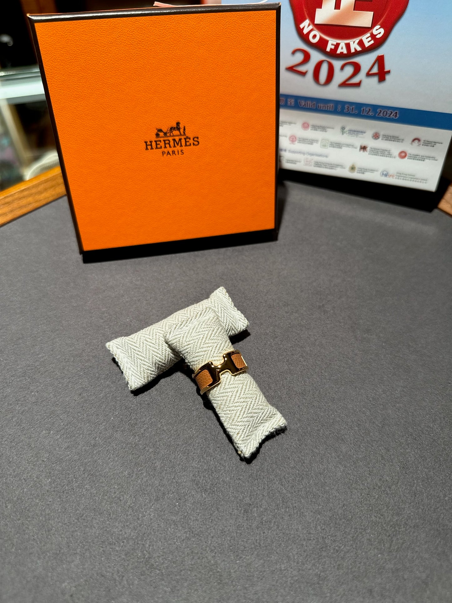 Hermes Olympe ring, small model Gold