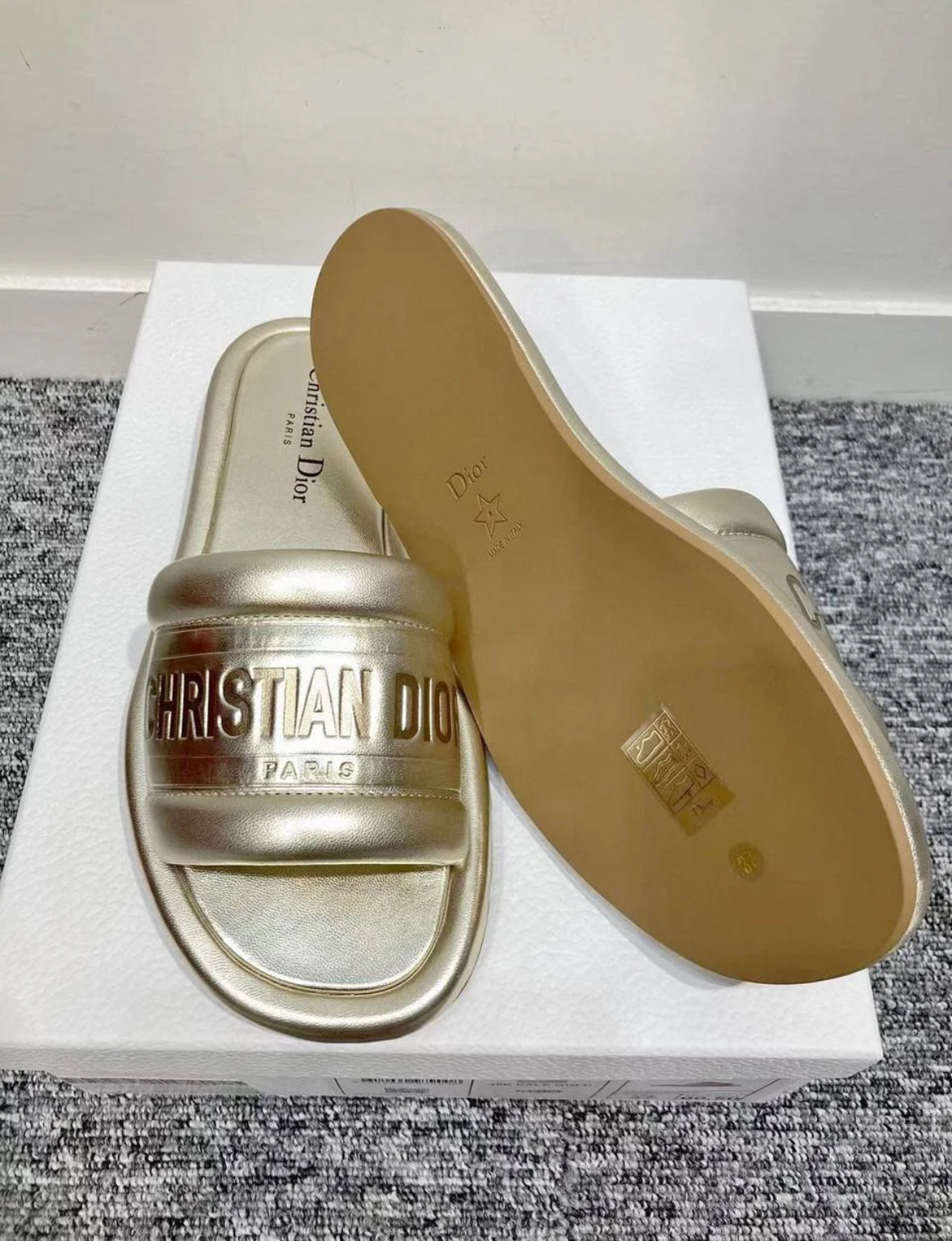 Dior Everyday Slide Champagne