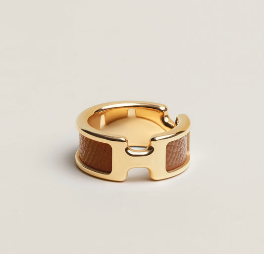Hermes Olympe ring, small model Gold