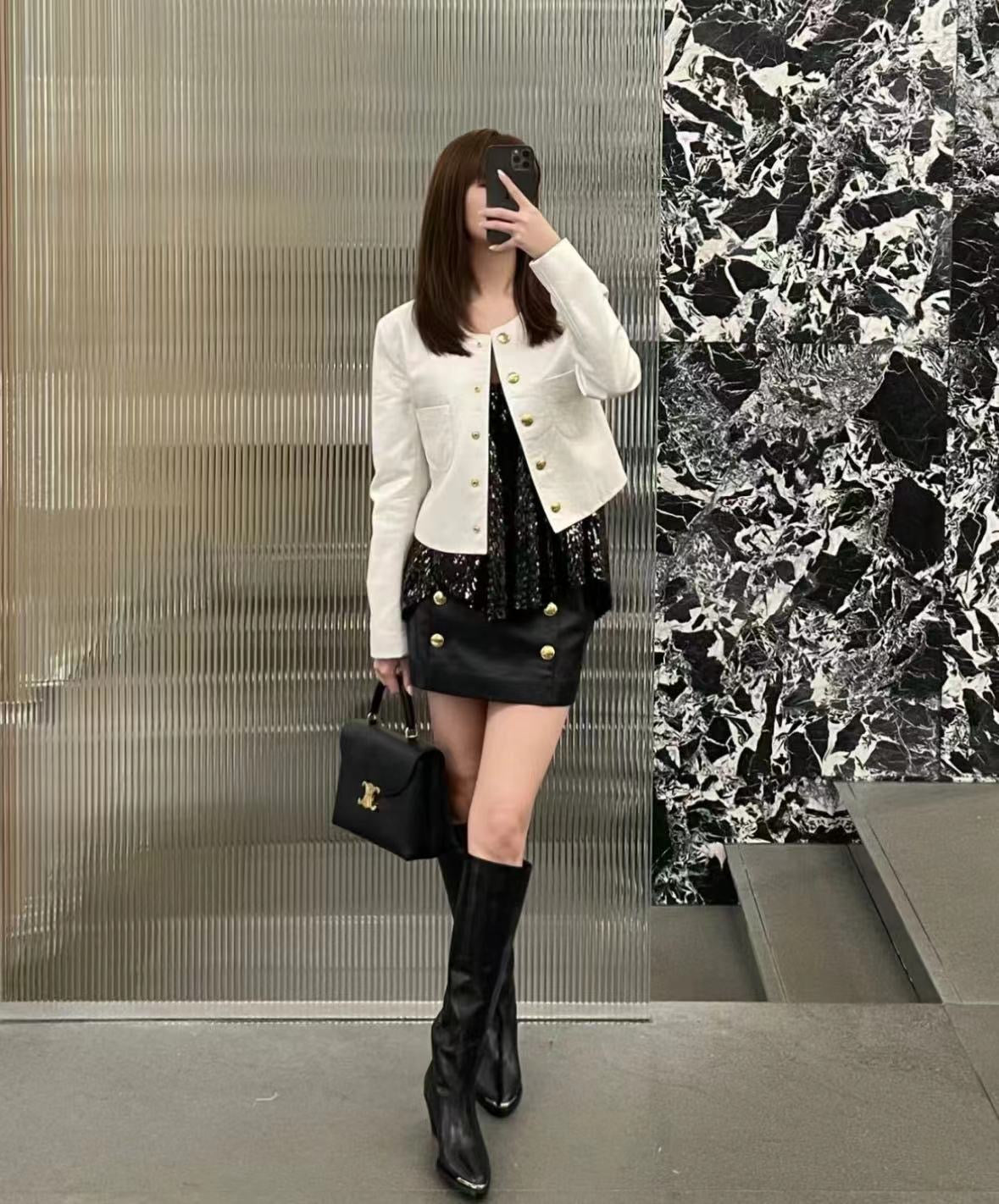 MEDIUM NINO BAG IN SUPPLE CALFSKIN BLACK