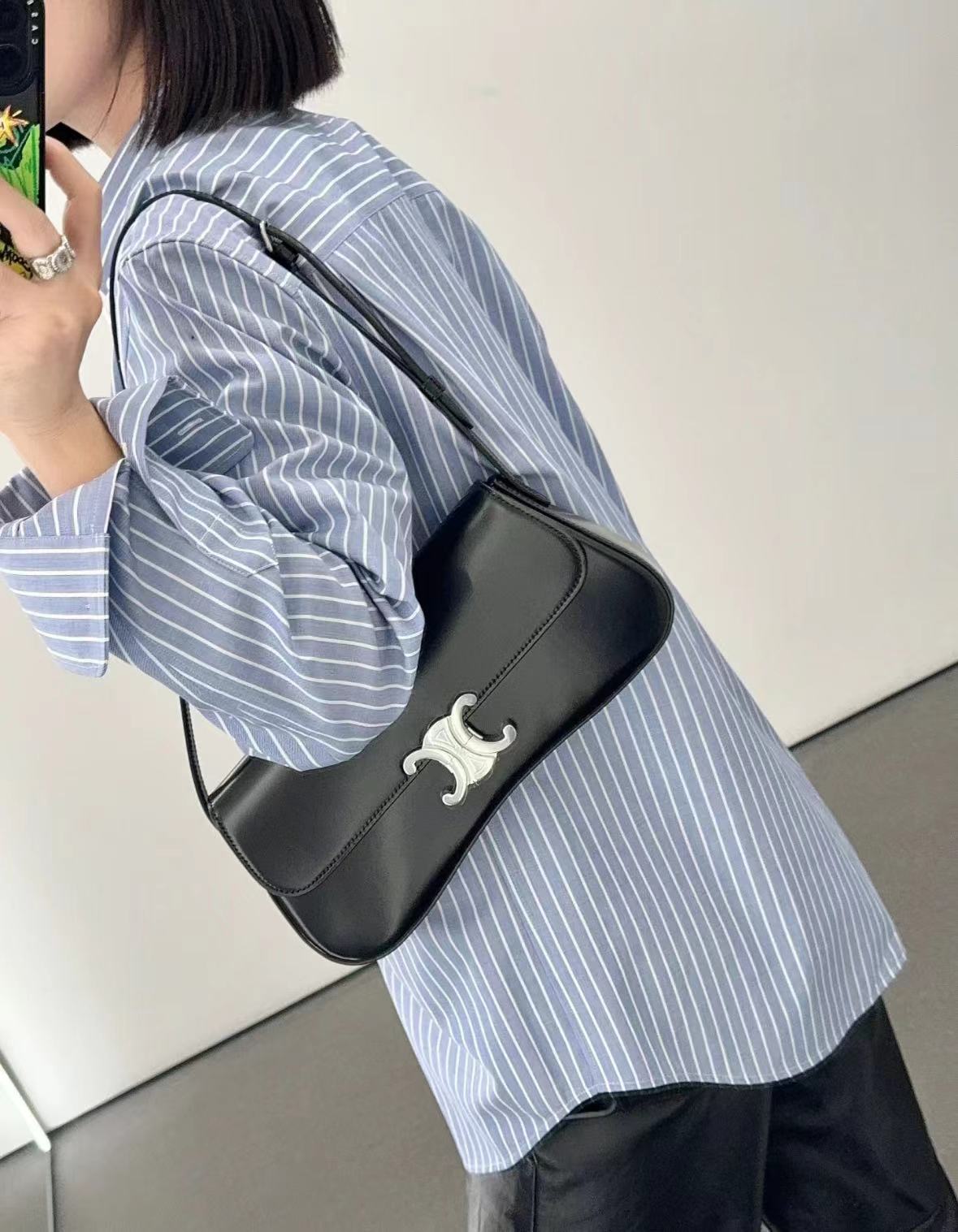 MEDIUM CELINE LOLA BAG IN SHINY CALFSKIN
