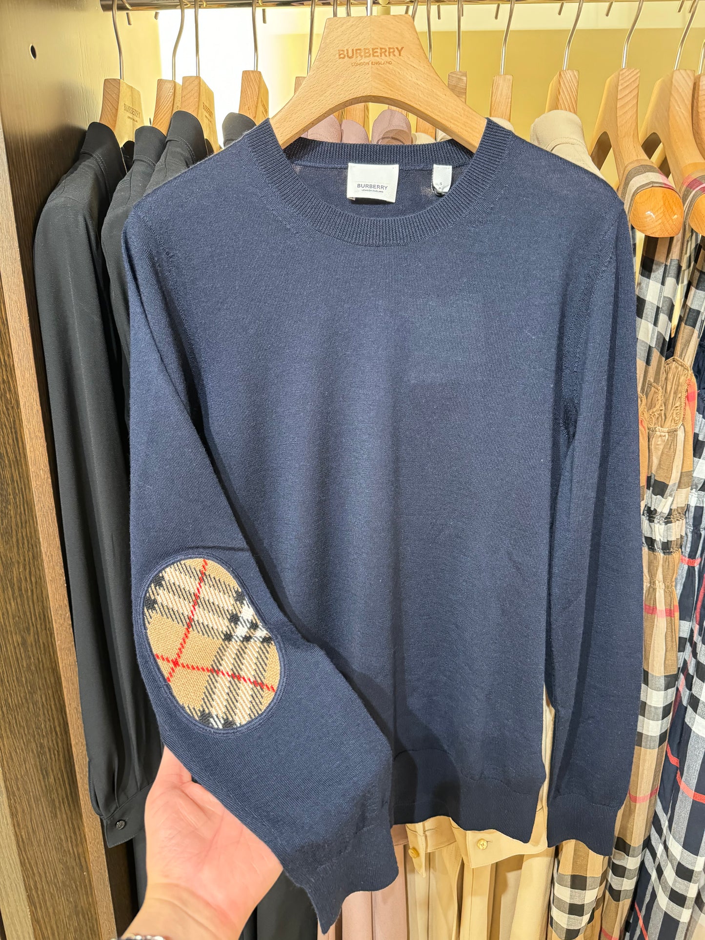 Burberry 羊毛線衫 Navy