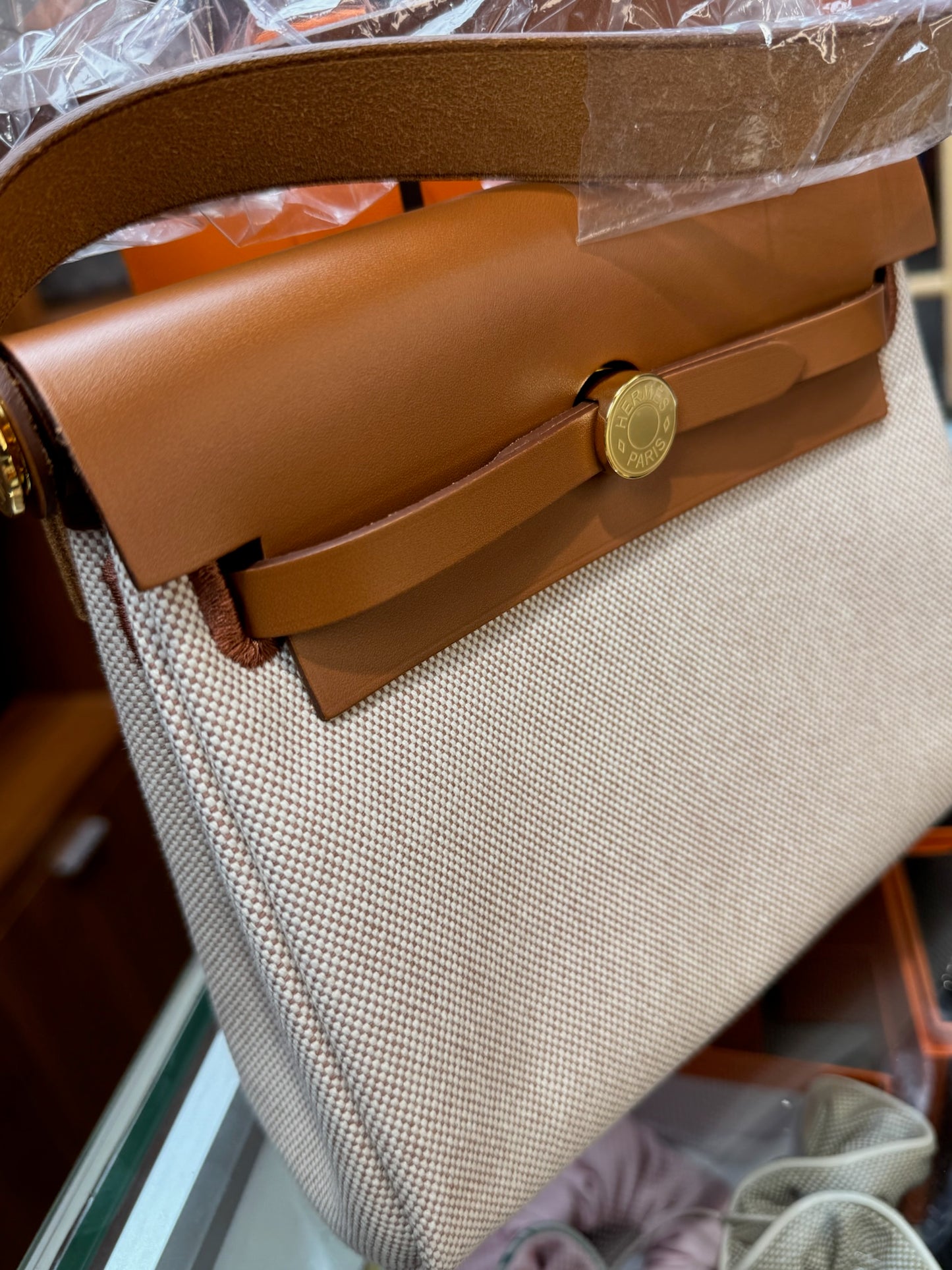 Hermes Mini Herbag Gold GHW 金色金扣