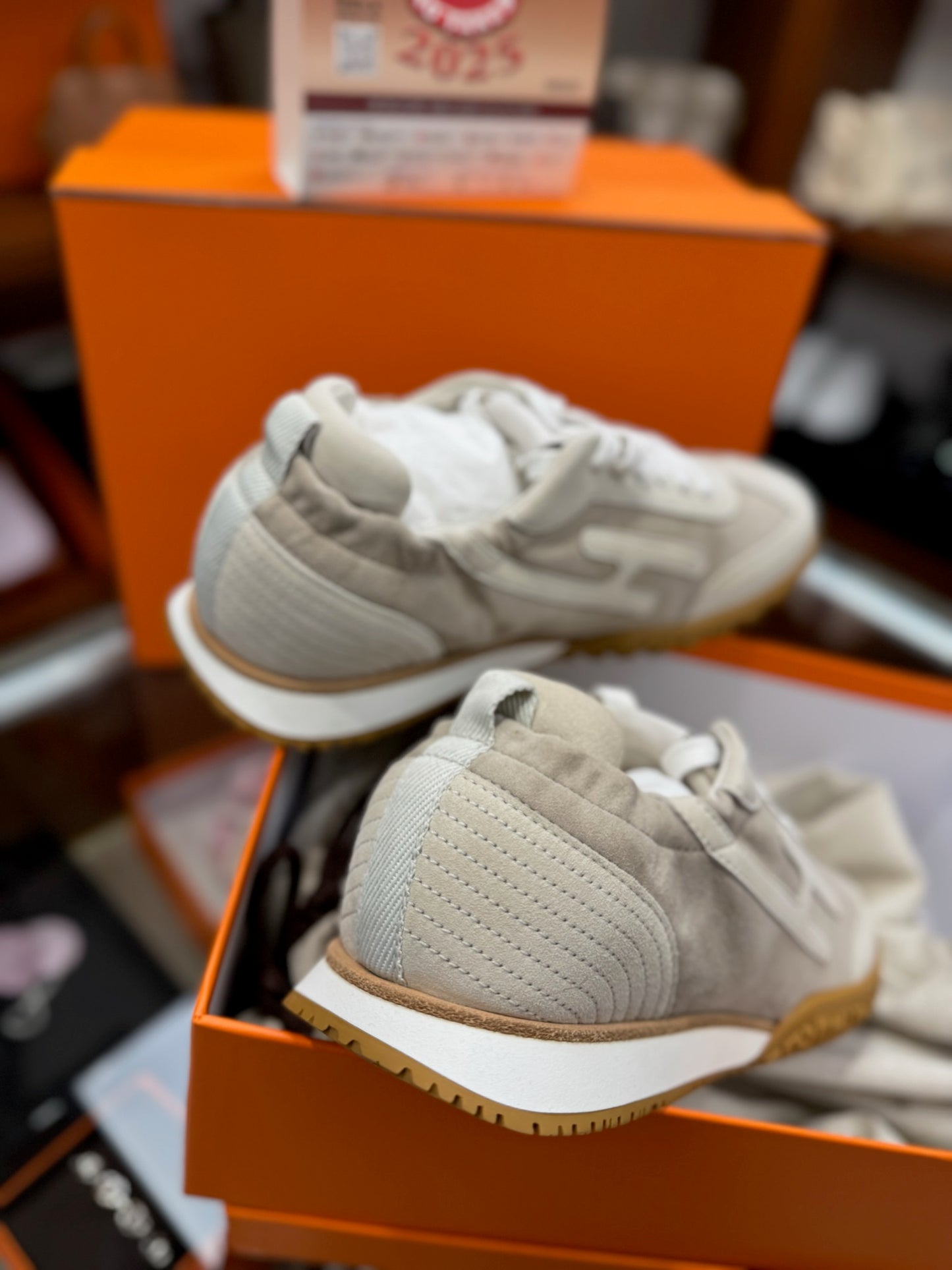 Jet sneaker Beige Esquisse / Glaise