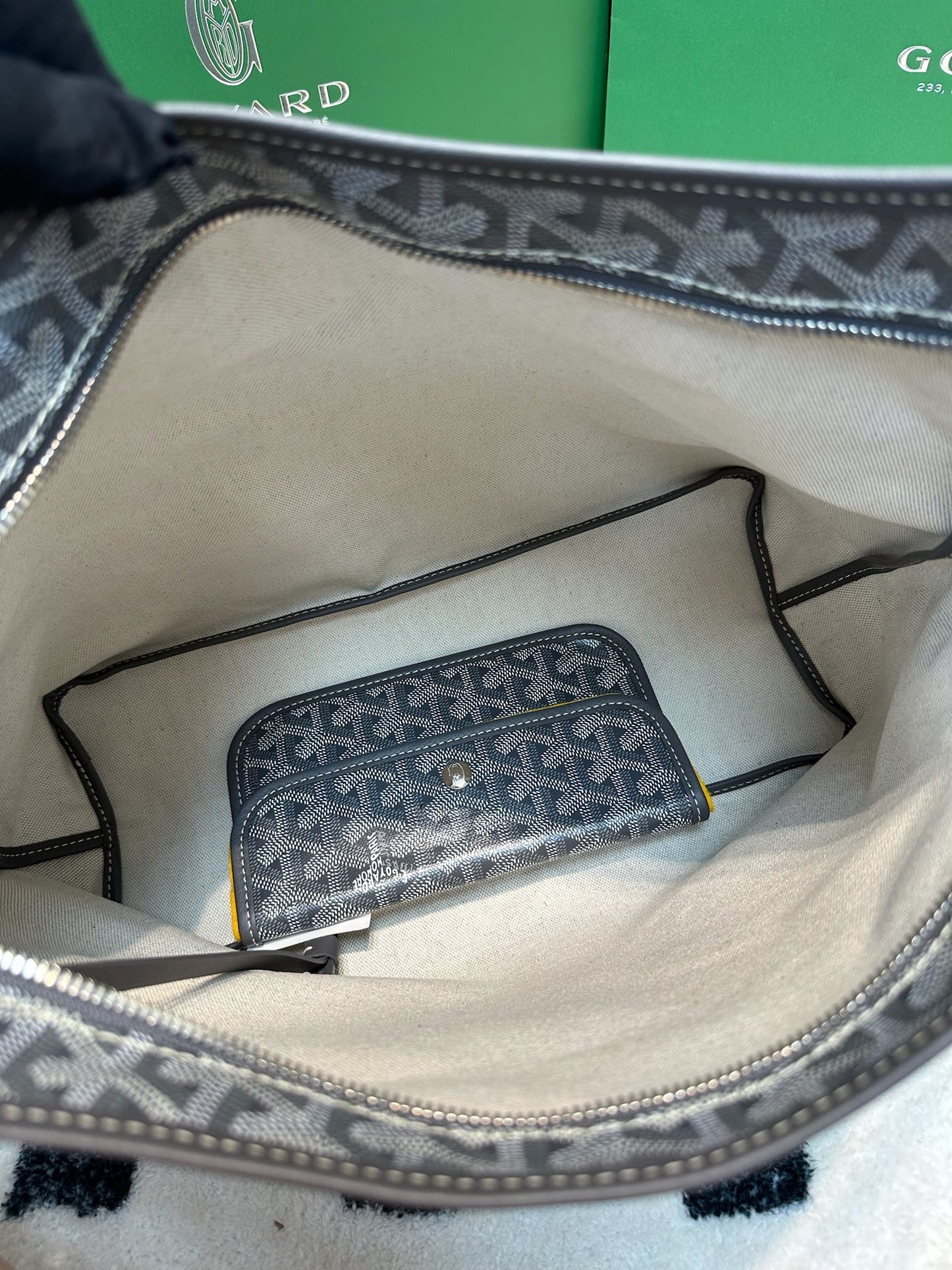 Goyard Bohème Hobo Bag Grey