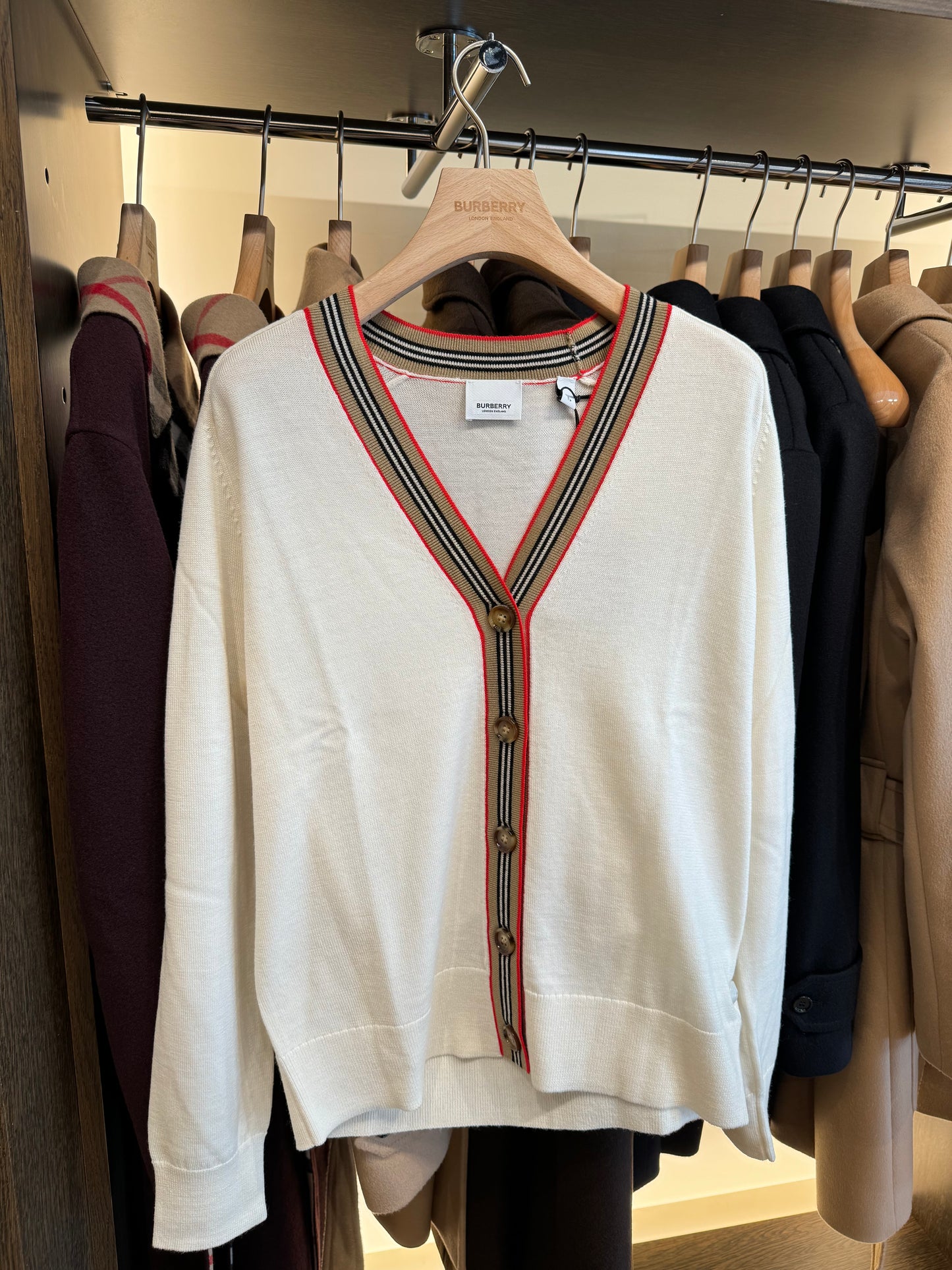 Burberry 女裝新款線衫 IVORY