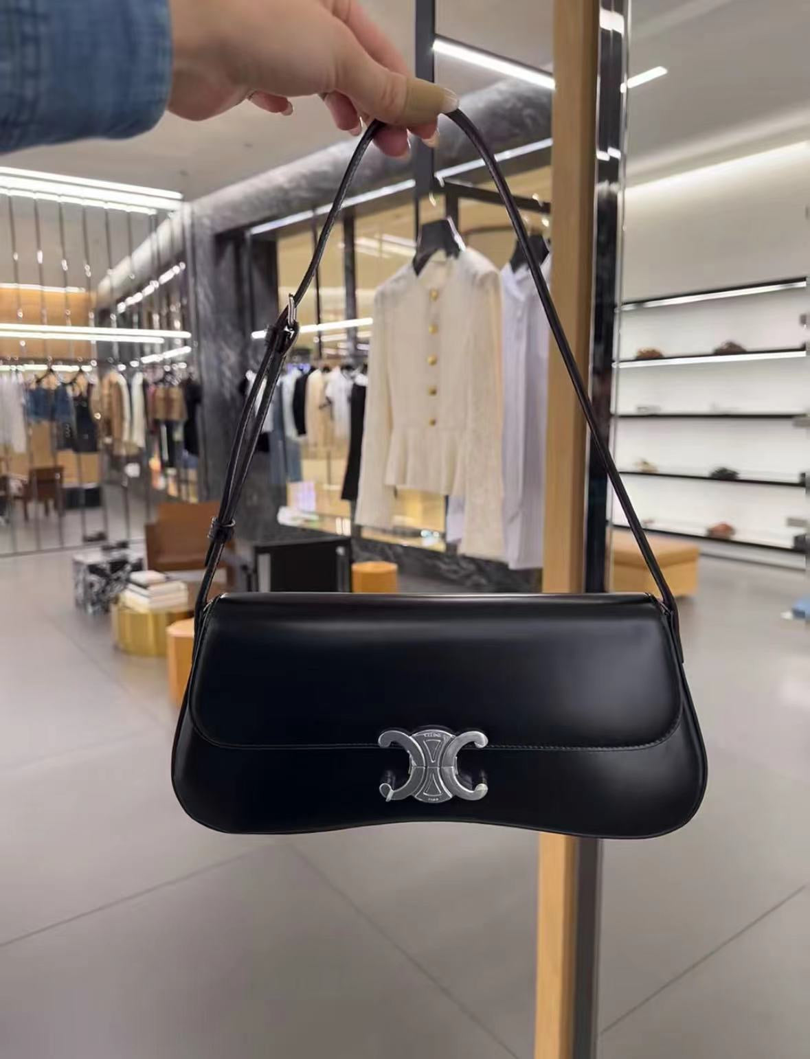 MEDIUM CELINE LOLA BAG IN SHINY CALFSKIN