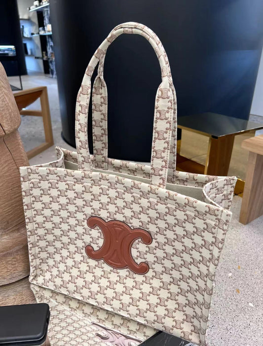 LARGE CABAS AND CALFSKIN