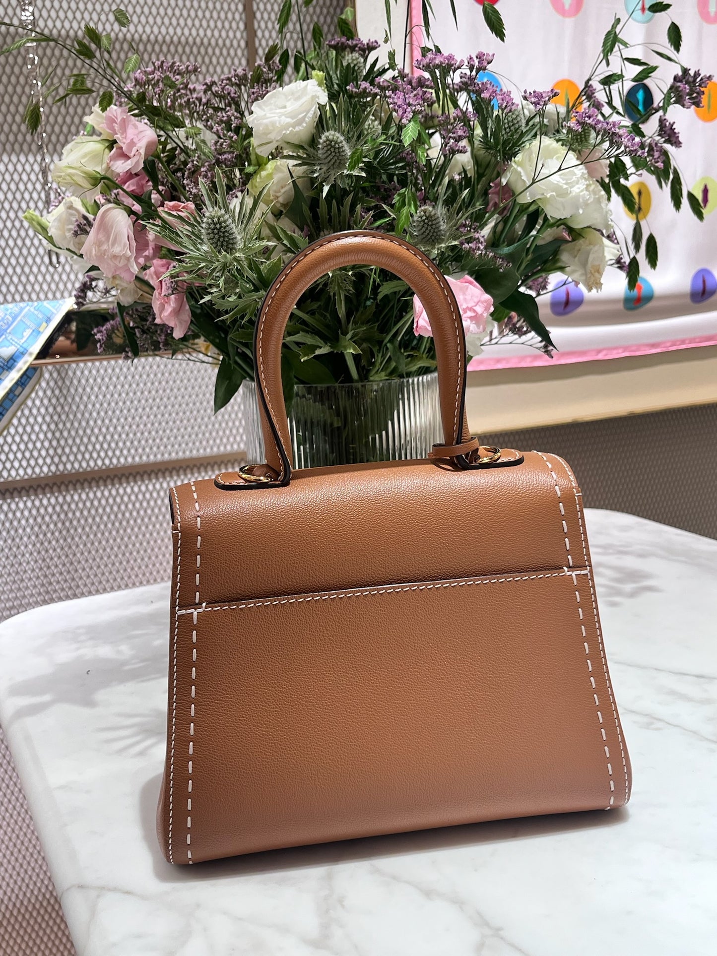 Delvaux Brillant PM Surpique Rodeo Calf