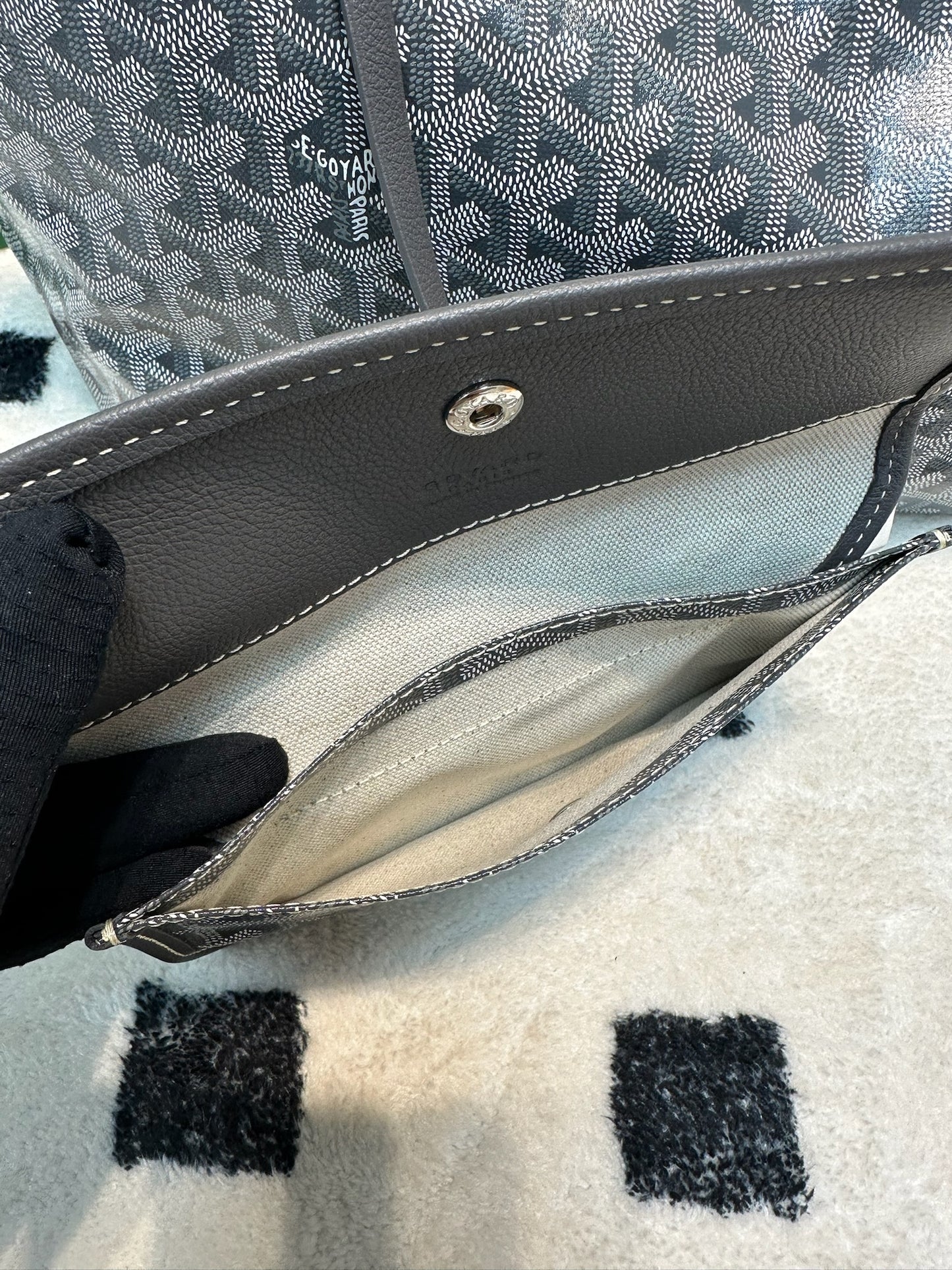 Goyard Saint Louis PM Bag Grey