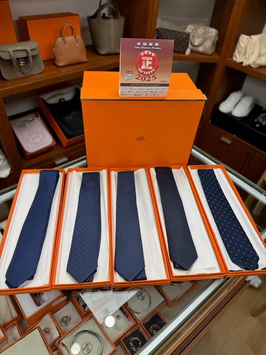 Hermes Tie 100% silk