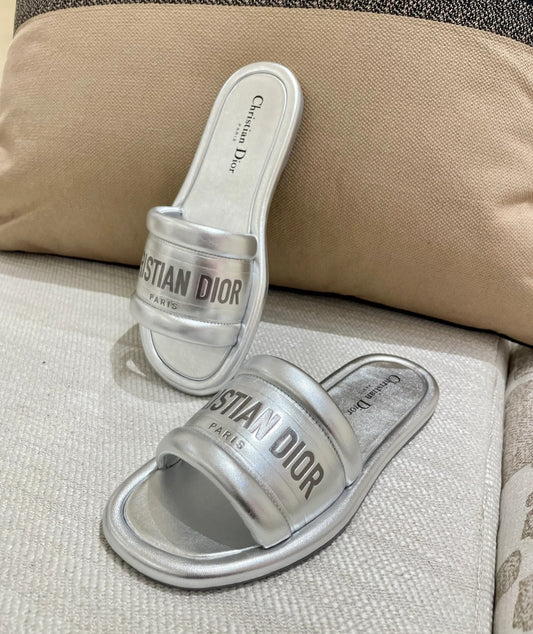 Dior Everyday Slide Silver
