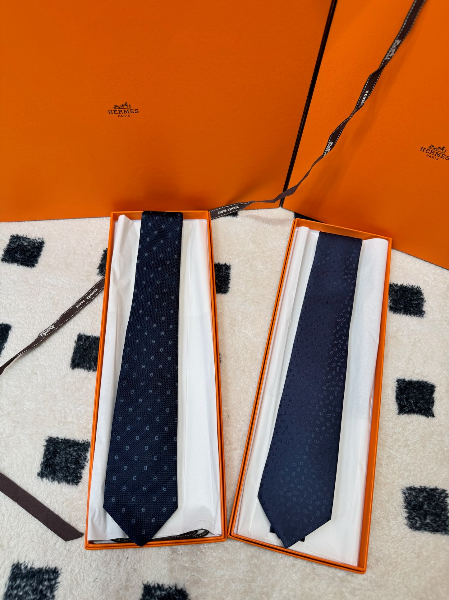 Hermes Tie 100% silk