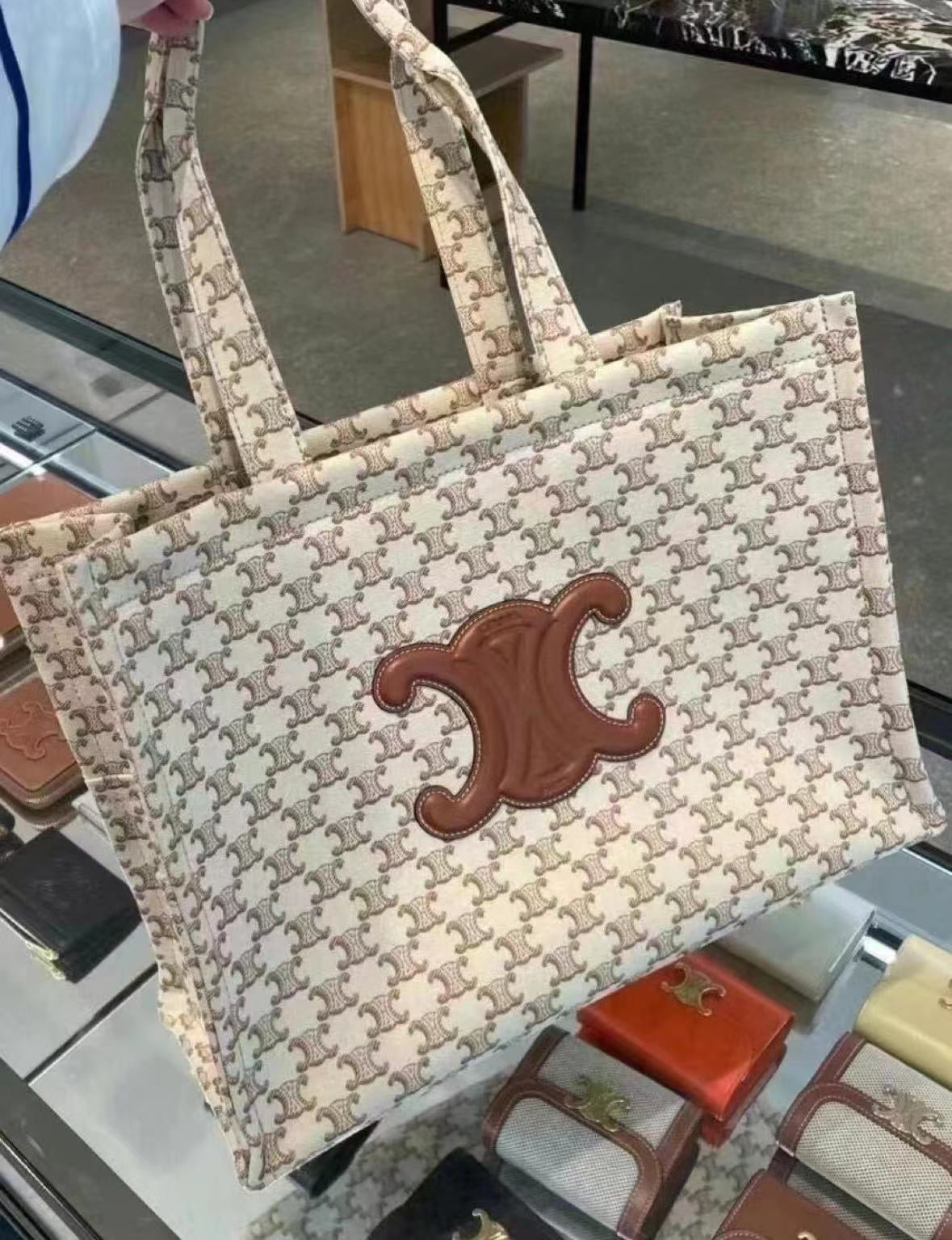 LARGE CABAS AND CALFSKIN