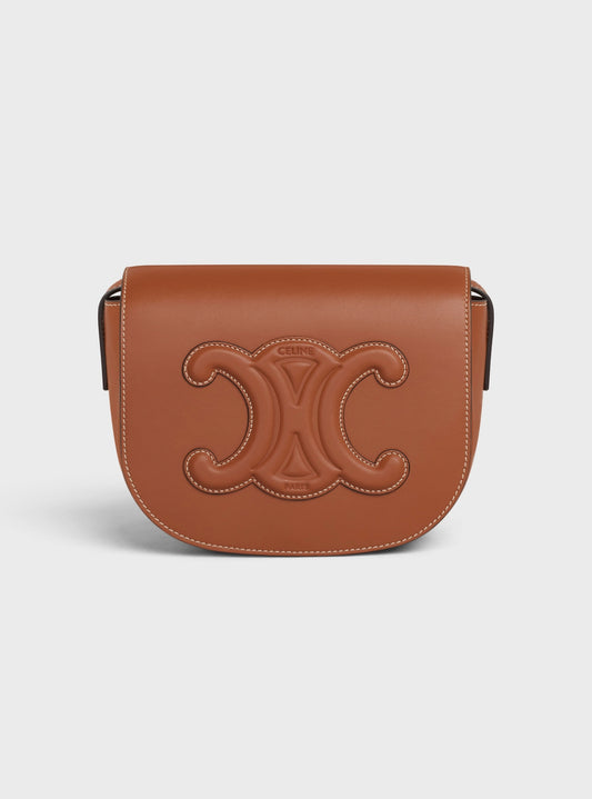 FOLCO CUIR TRIOMPHE IN SMOOTH CALFSKIN Tan