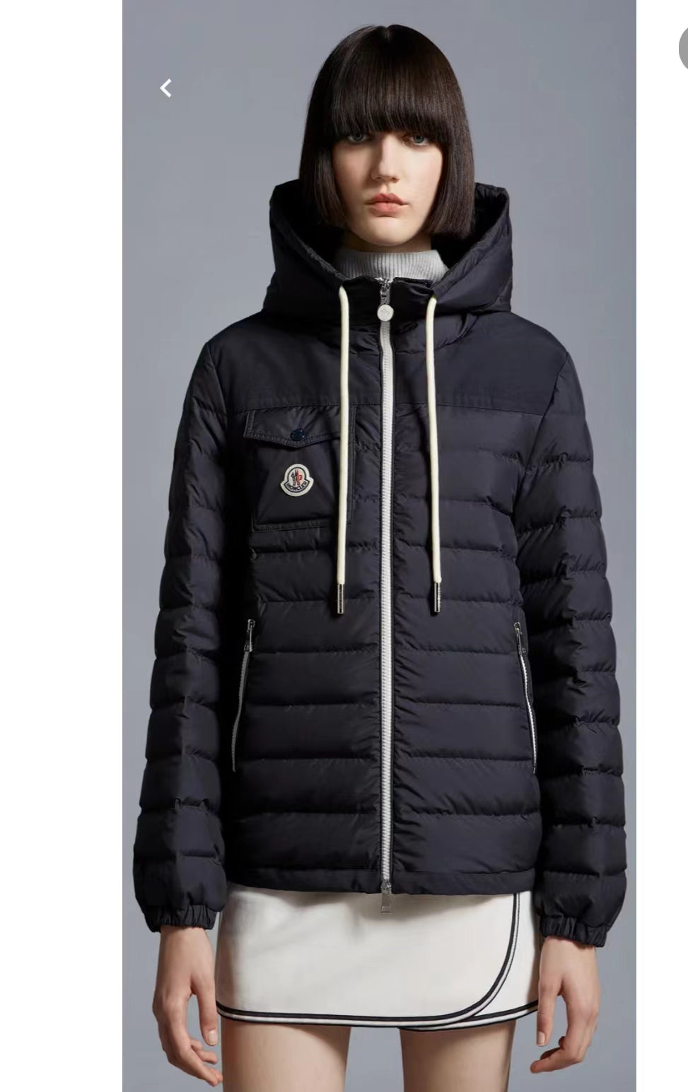 Moncler Hybird Black 有帽