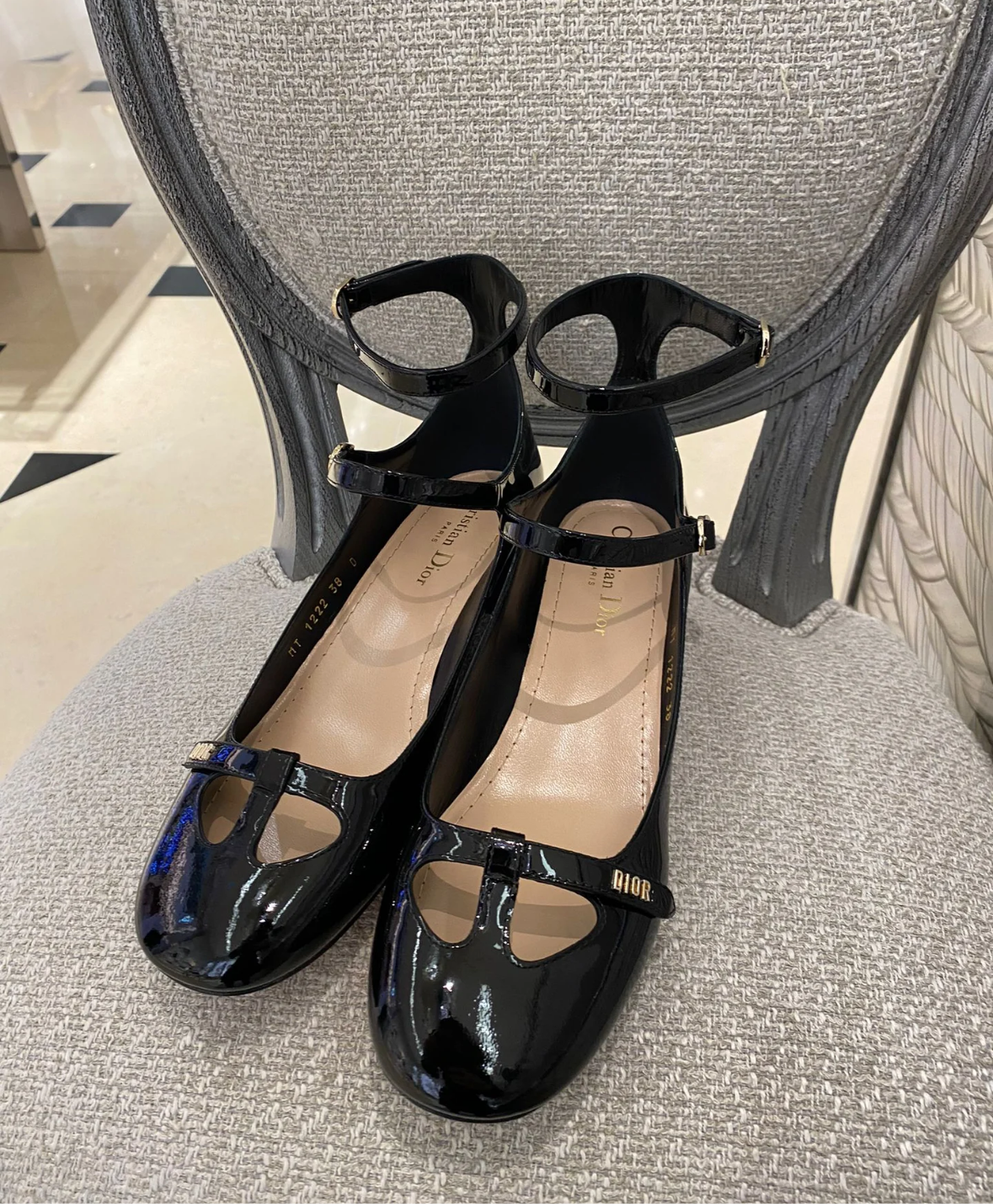 Dior Mary Jane Black