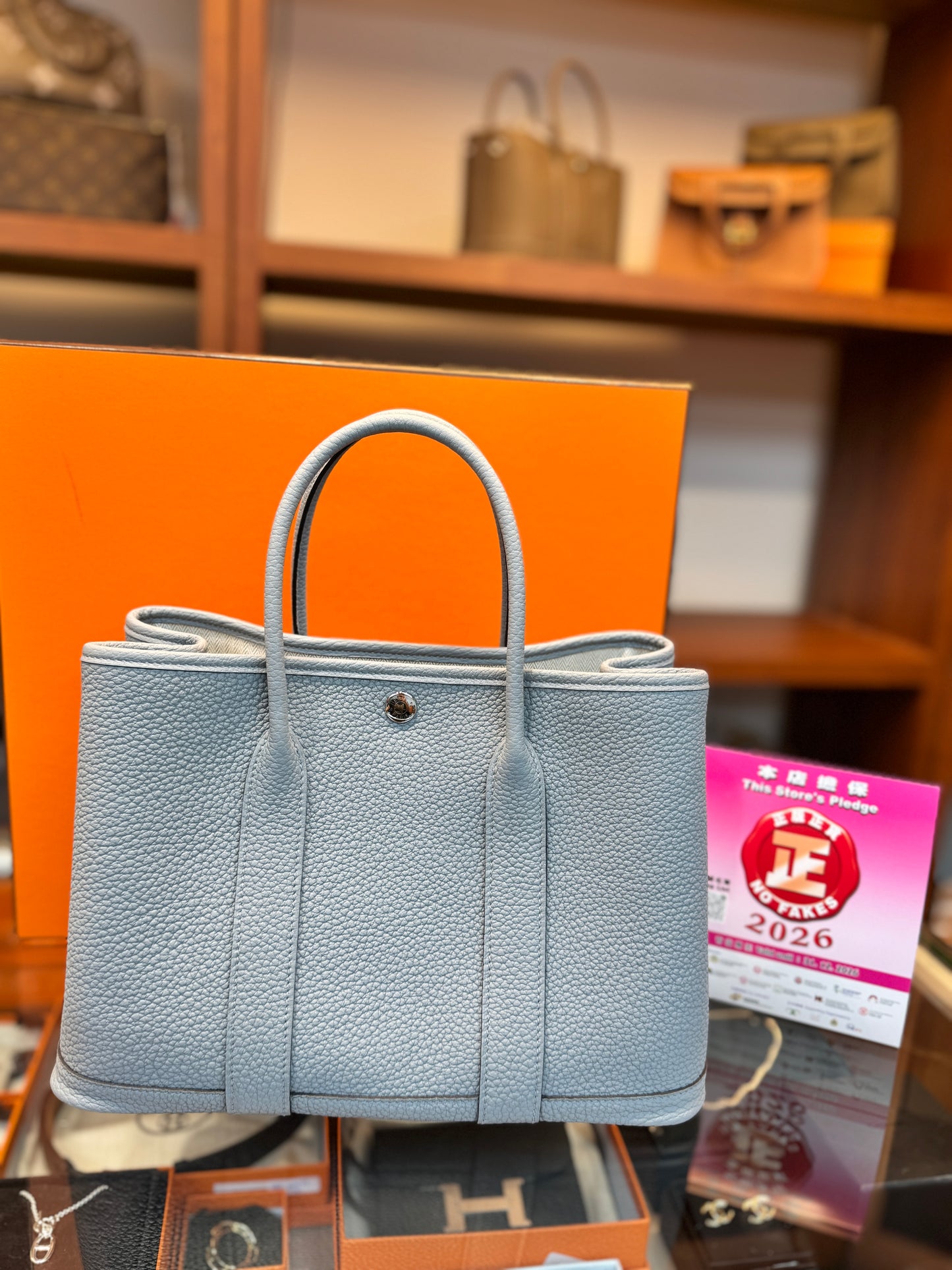 Hermes Garden Party 30 木偶灰 Gris pantin P0