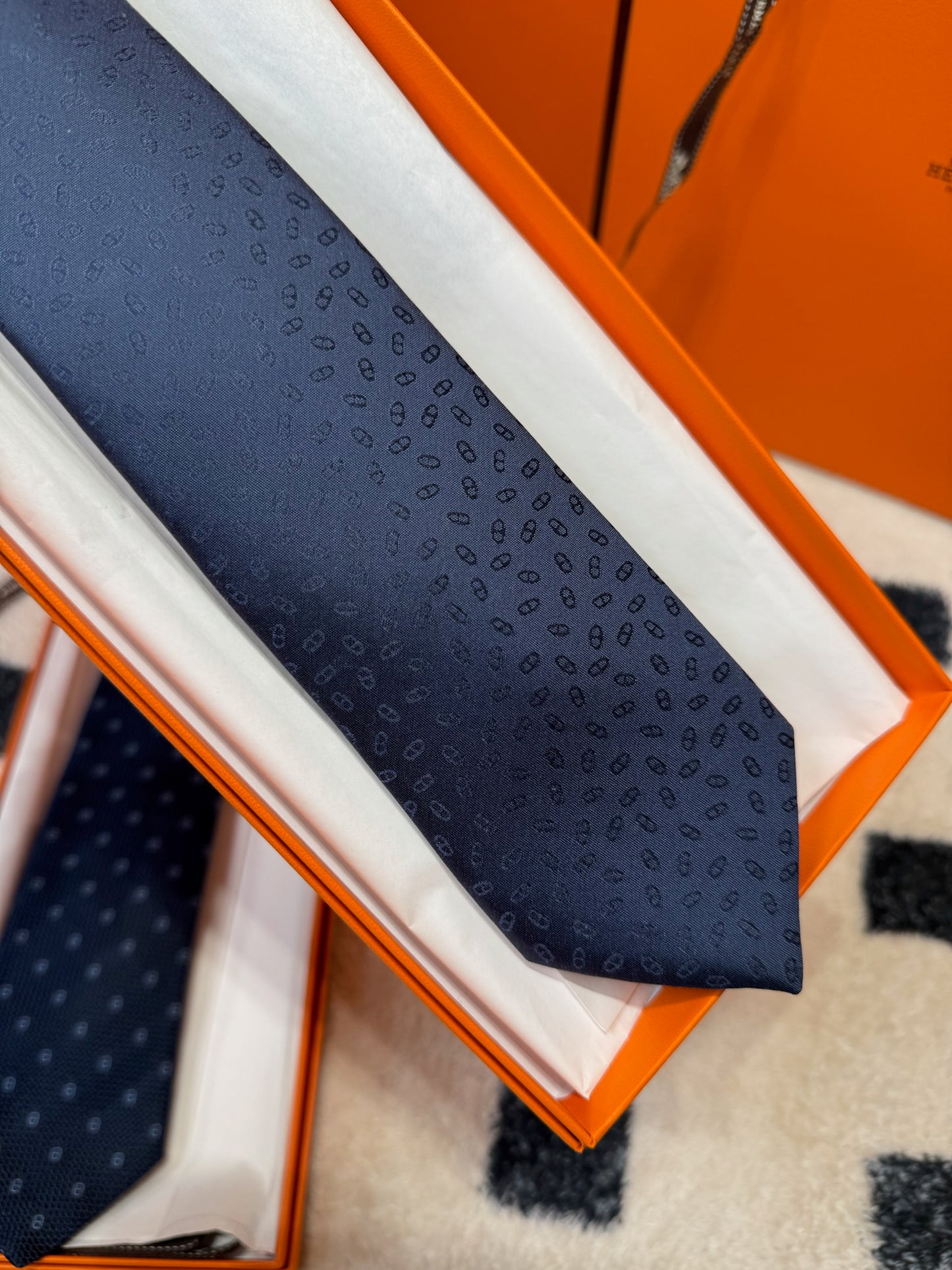 Hermes Tie 100% silk