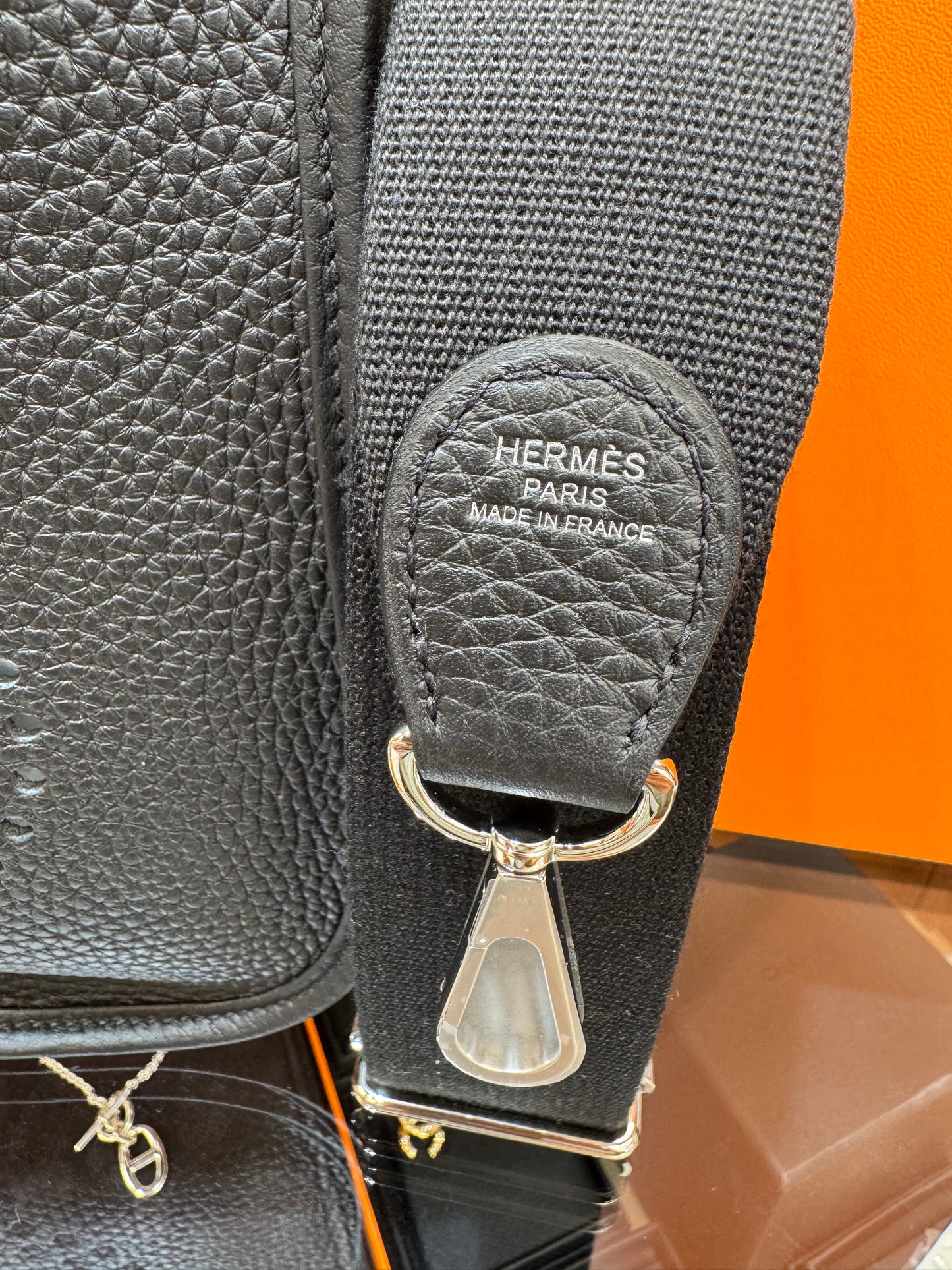Hermes Evelyne 23 黑色 Noir 銀扣 silver hardware