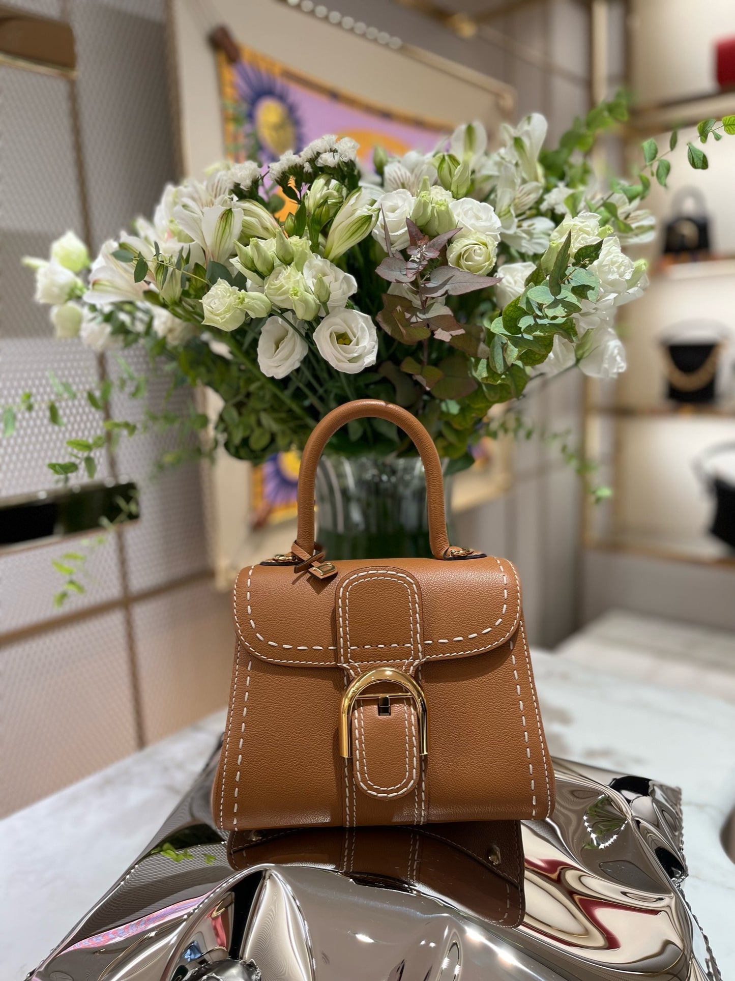 Delvaux Brillant Mini Surpique Rodeo Calf