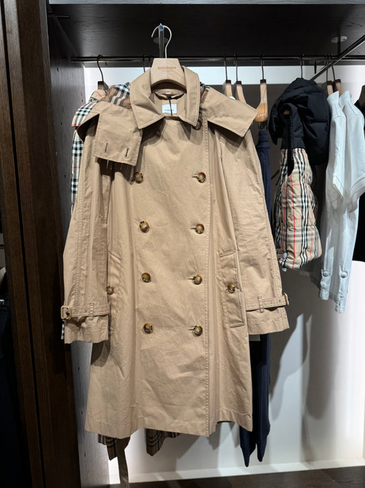 Burberry 長款風褸 Archive Beige