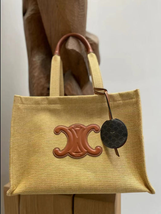 LARGE CABAS AND CALFSKIN