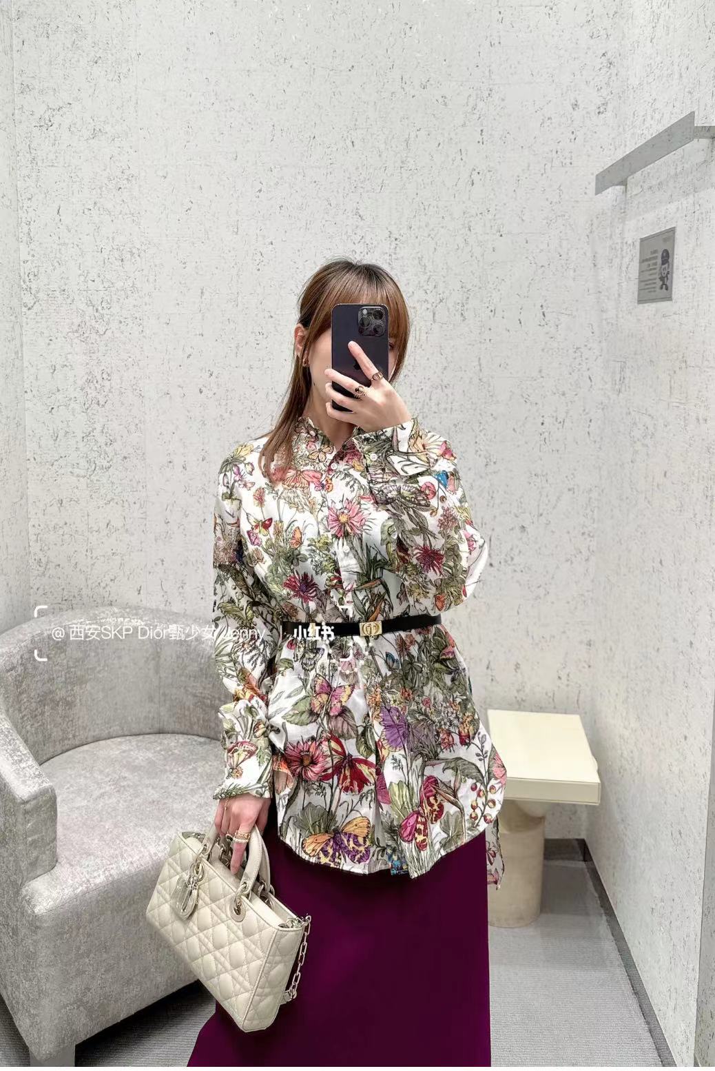 Dior 真絲襯衫