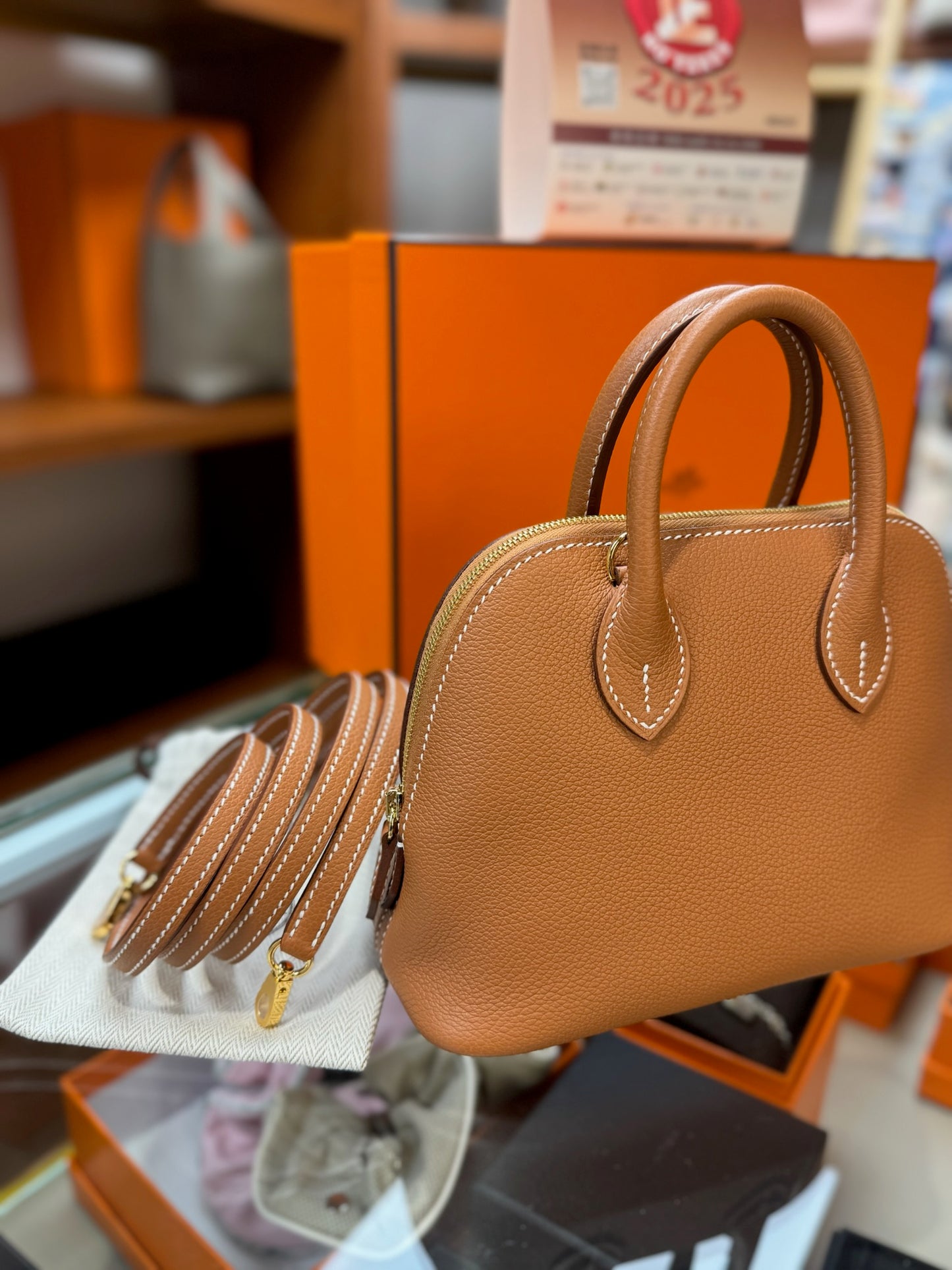 Hermes Mini Bolide Gold GHW 金色金扣